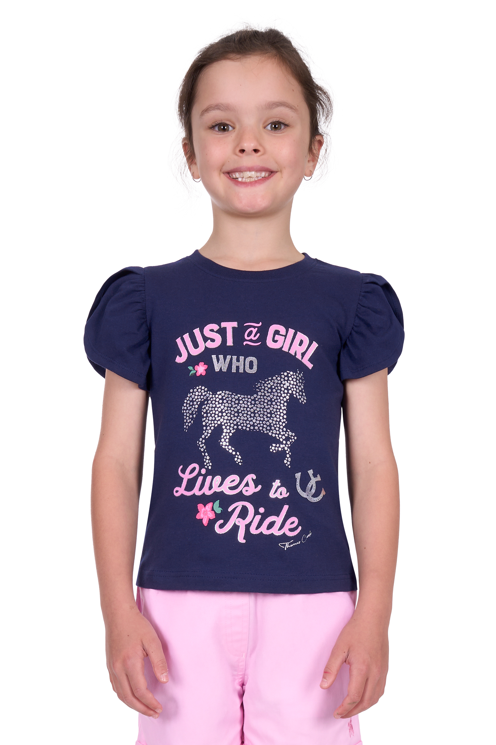 Girl’s Heidi Flutter Sleeve Tee