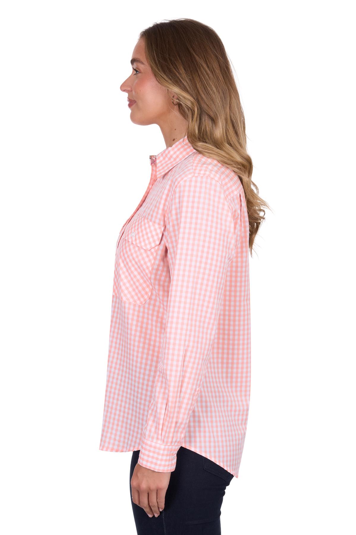 Women's Jen Half Placket Long Sleeve Shirt