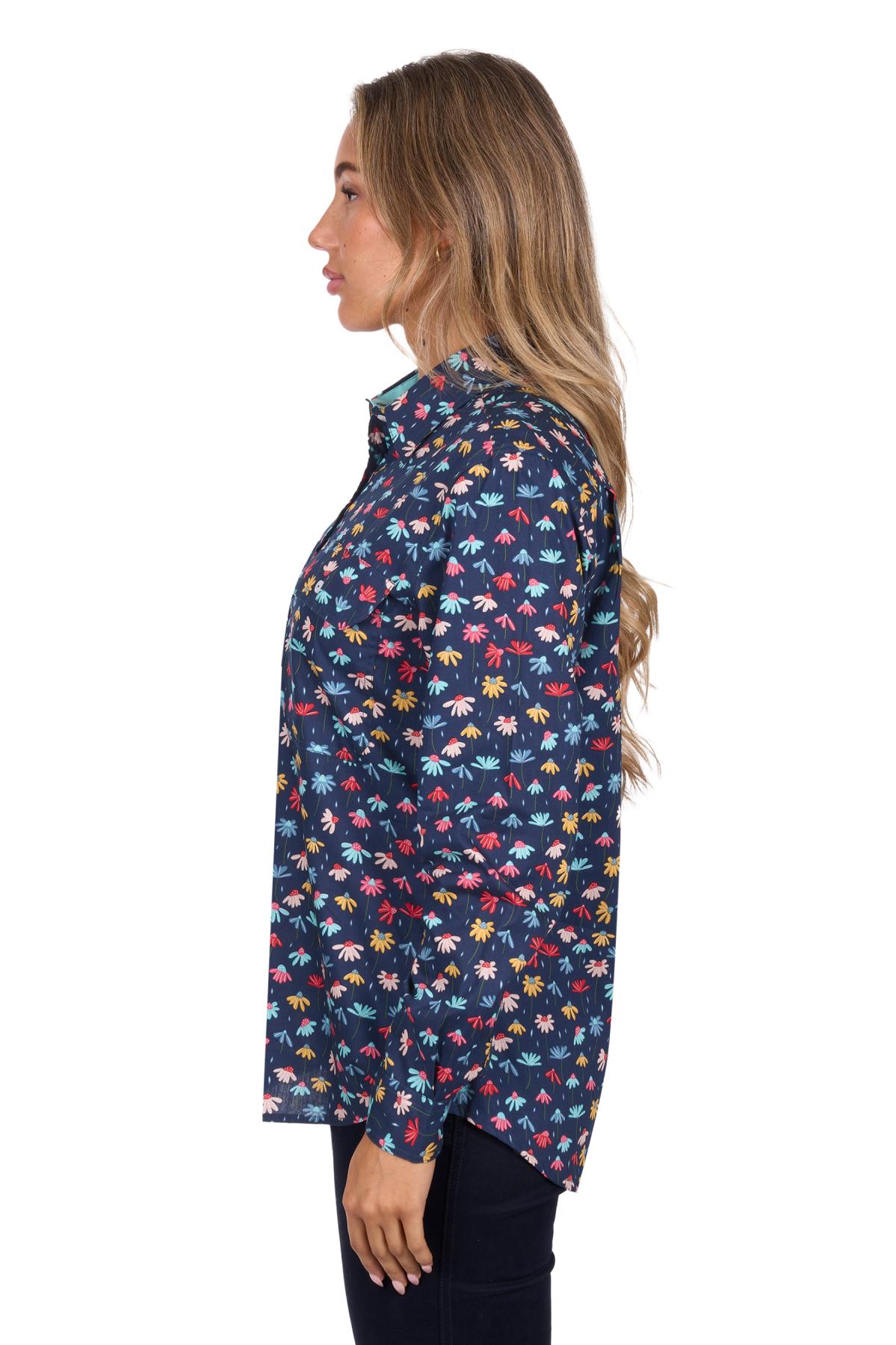 Women's Tori Half Placket Long Sleeve Shirt