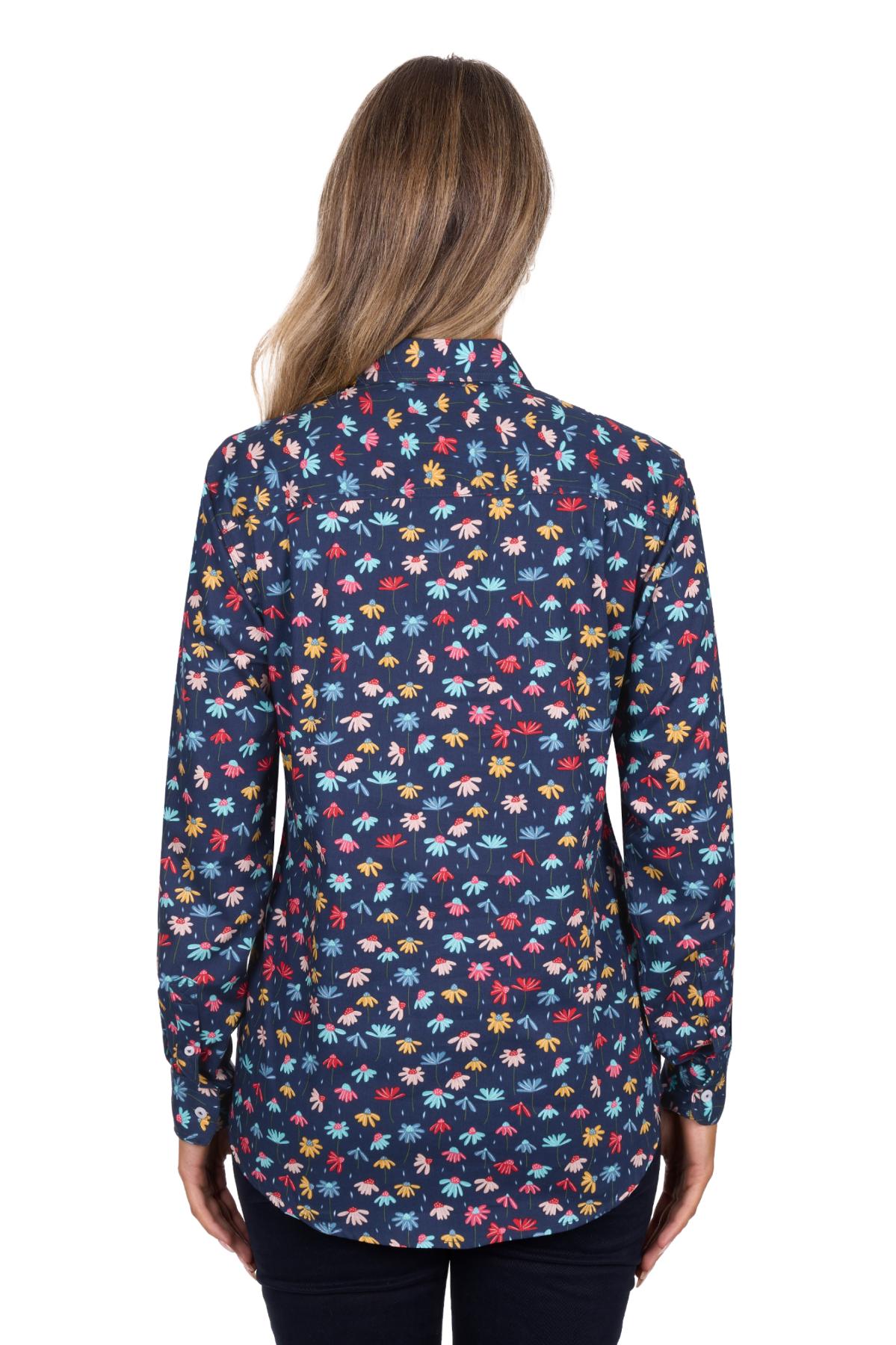 Women's Tori Half Placket Long Sleeve Shirt