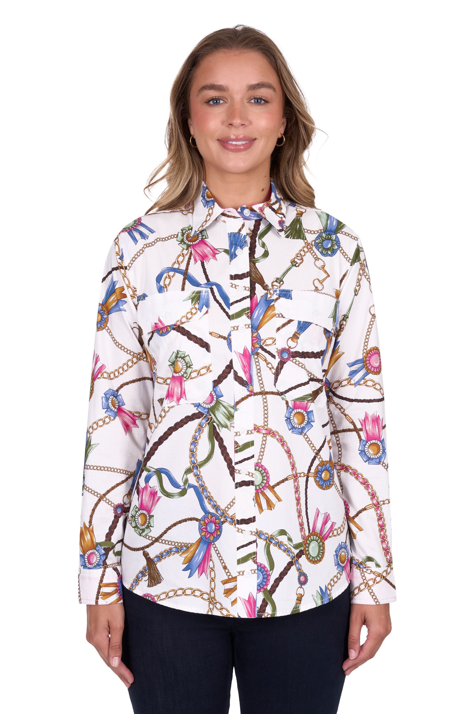 Women's Jolie Full Placket Long Sleeve Shirt