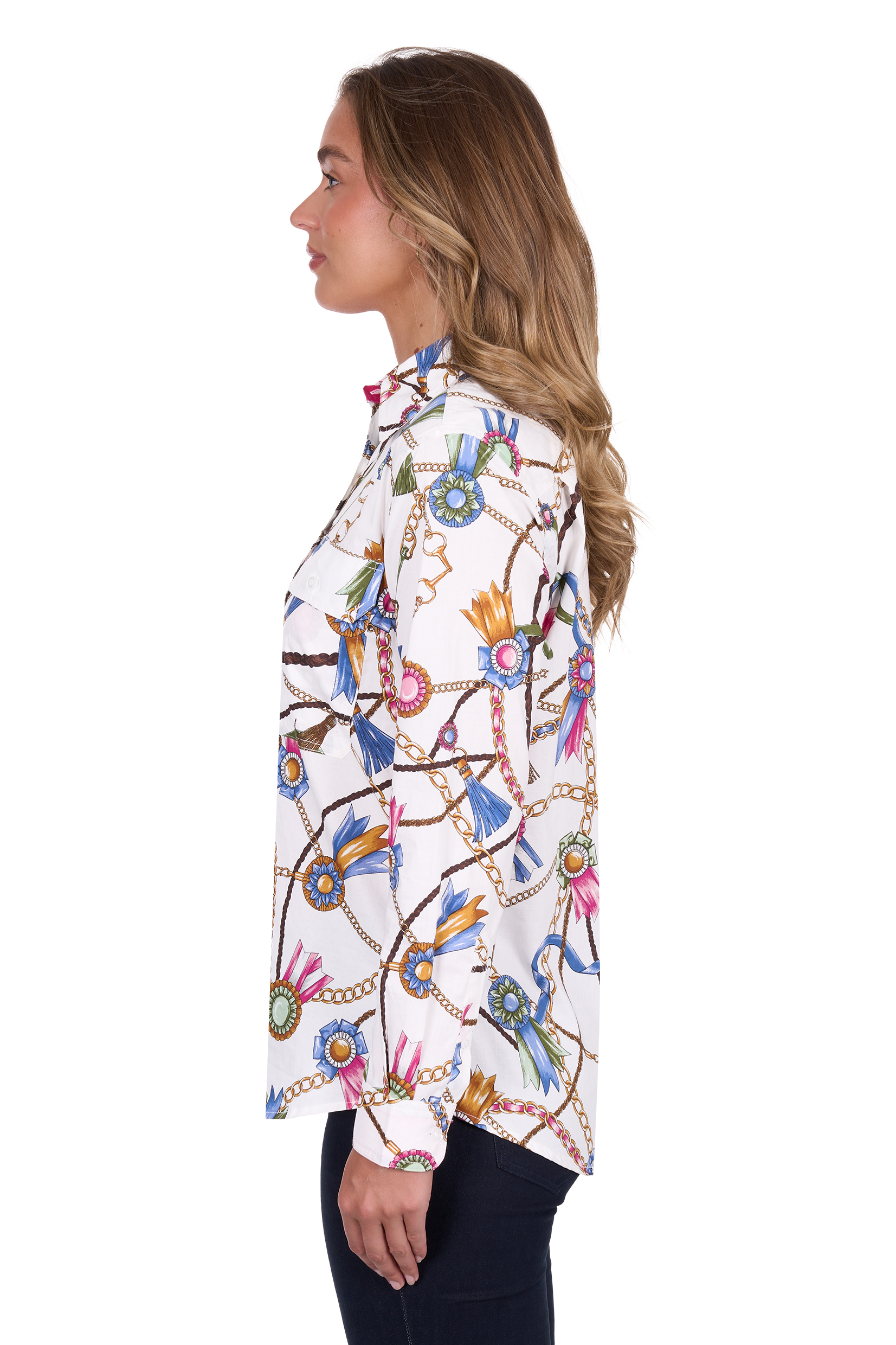 Women's Jolie Full Placket Long Sleeve Shirt