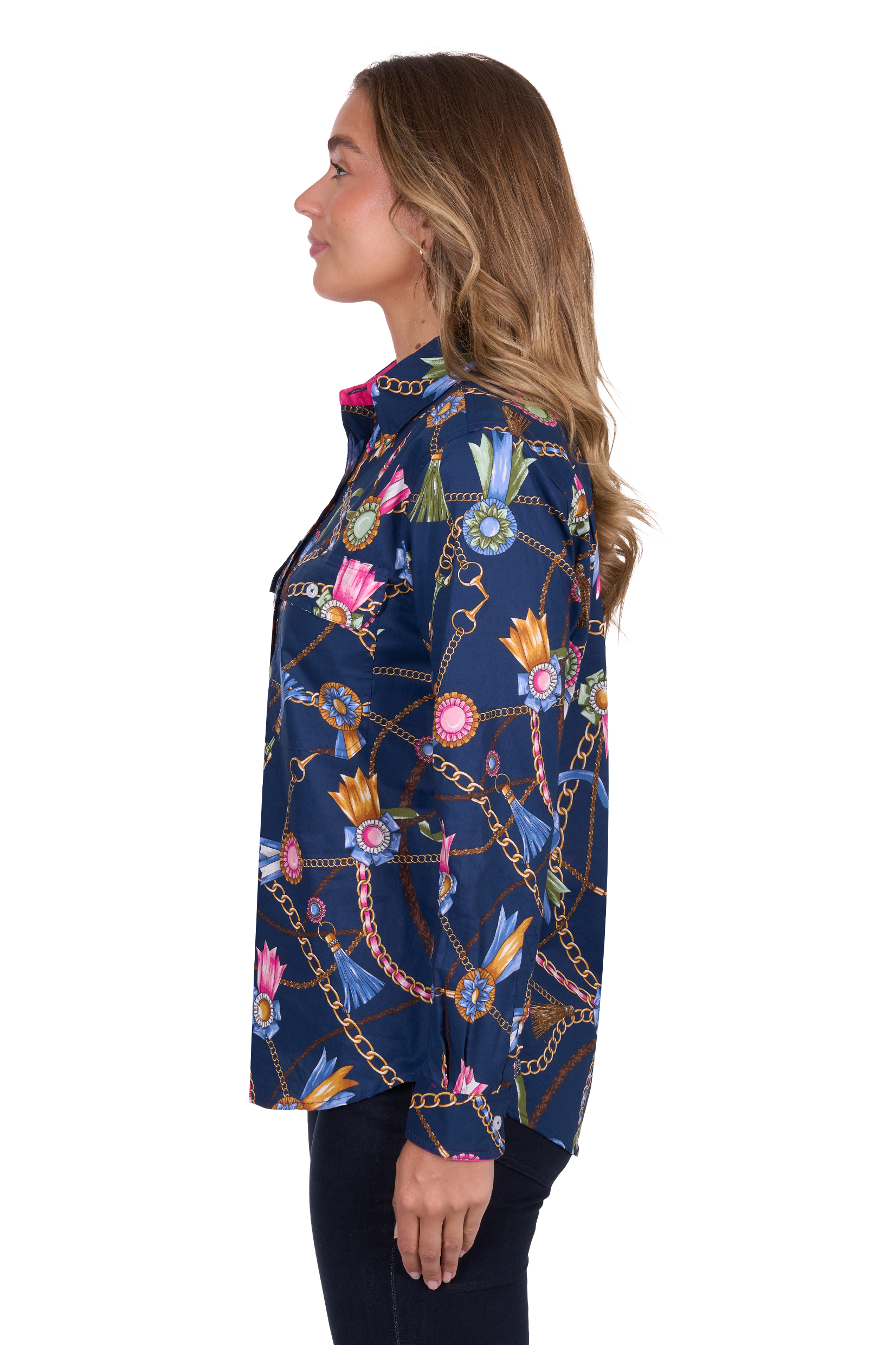 Women's Jolie Full Placket Long Sleeve Shirt