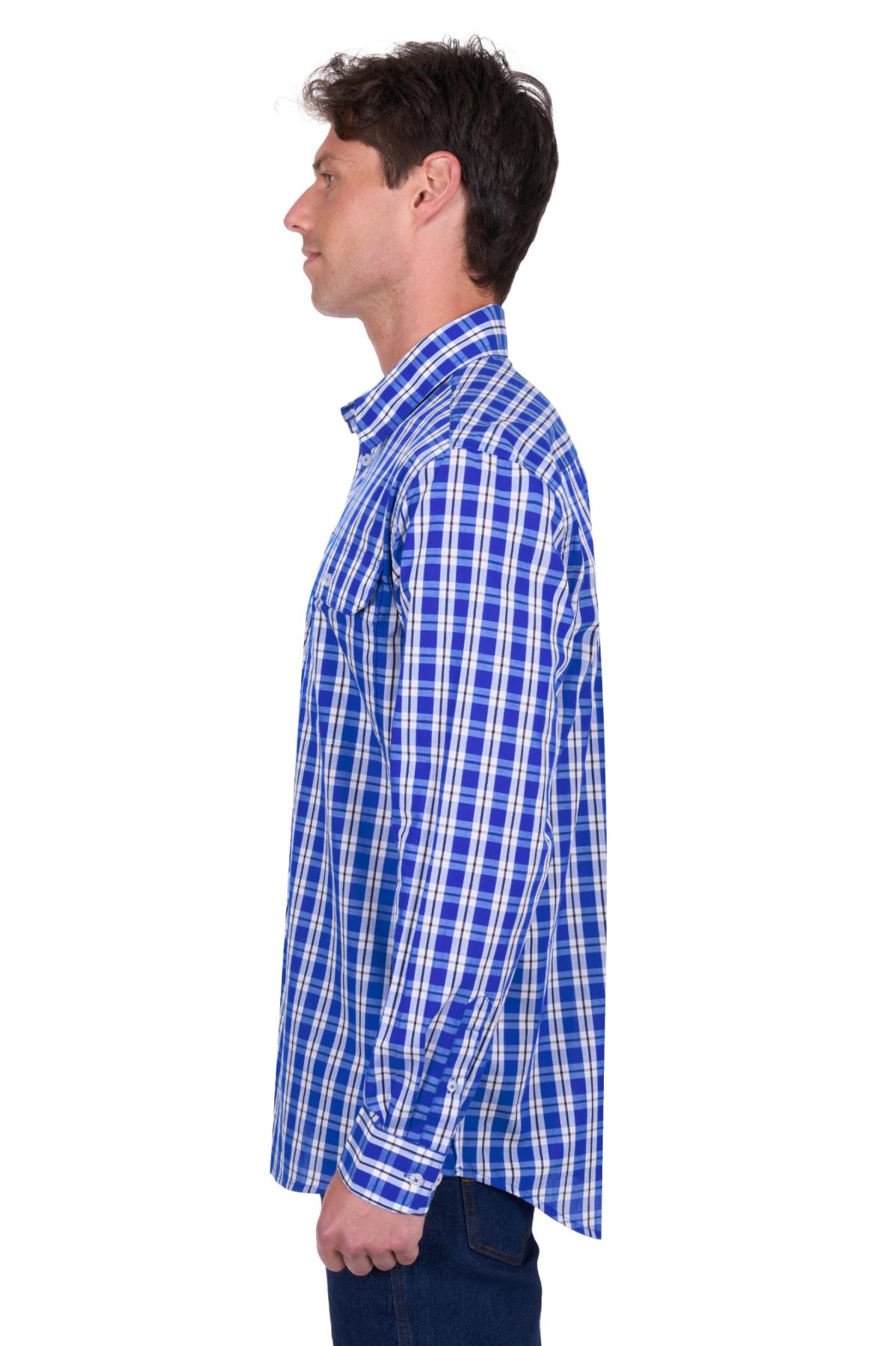 Men's Levers Half Placket Long Sleeve Shirt
