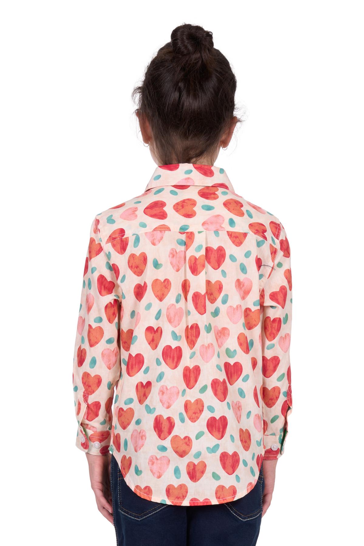 Kid’s Mira Half Placket Long Sleeve Shirt