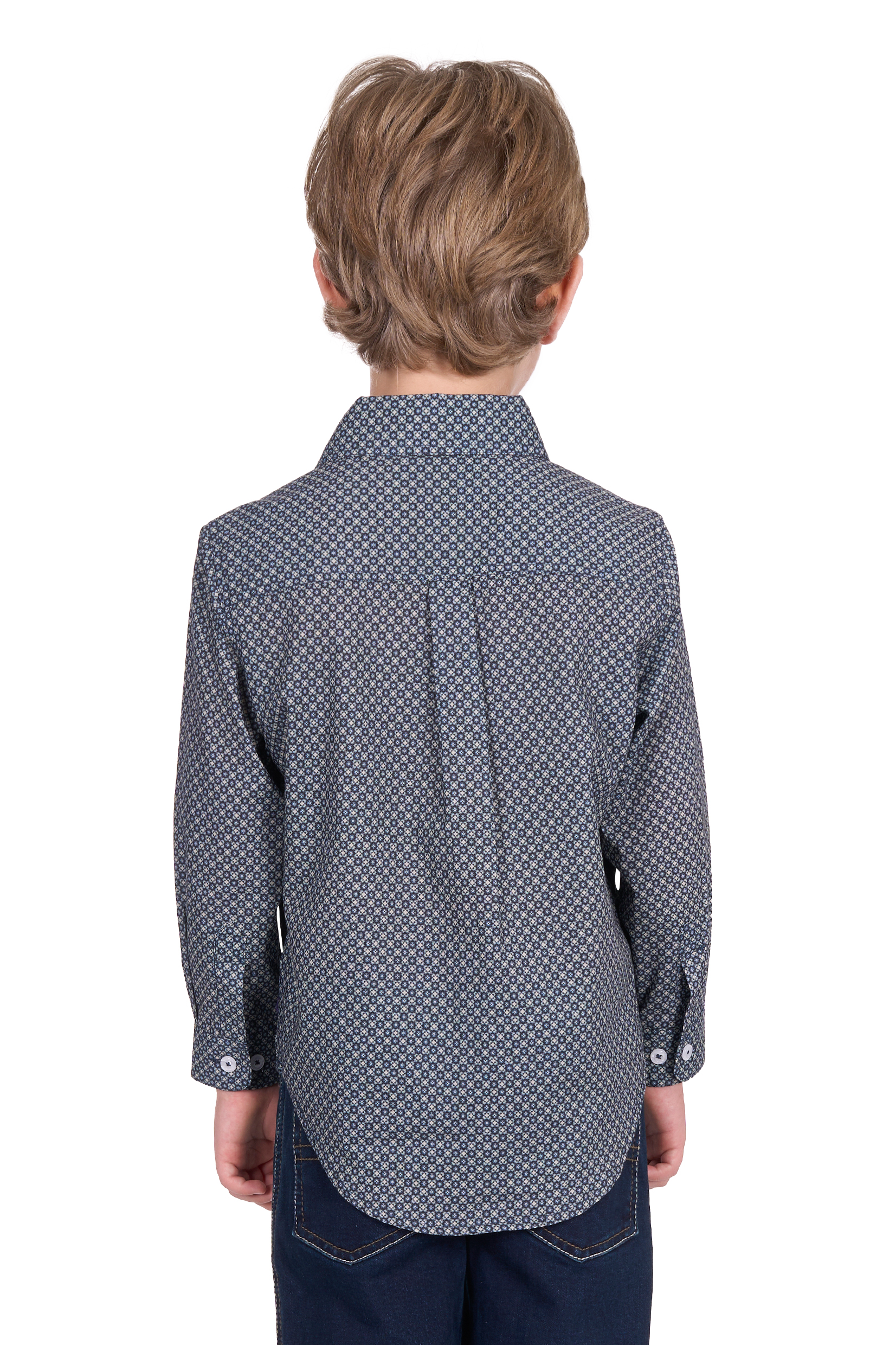 Kid's Tomson Half Placket Long Sleeve Shirt