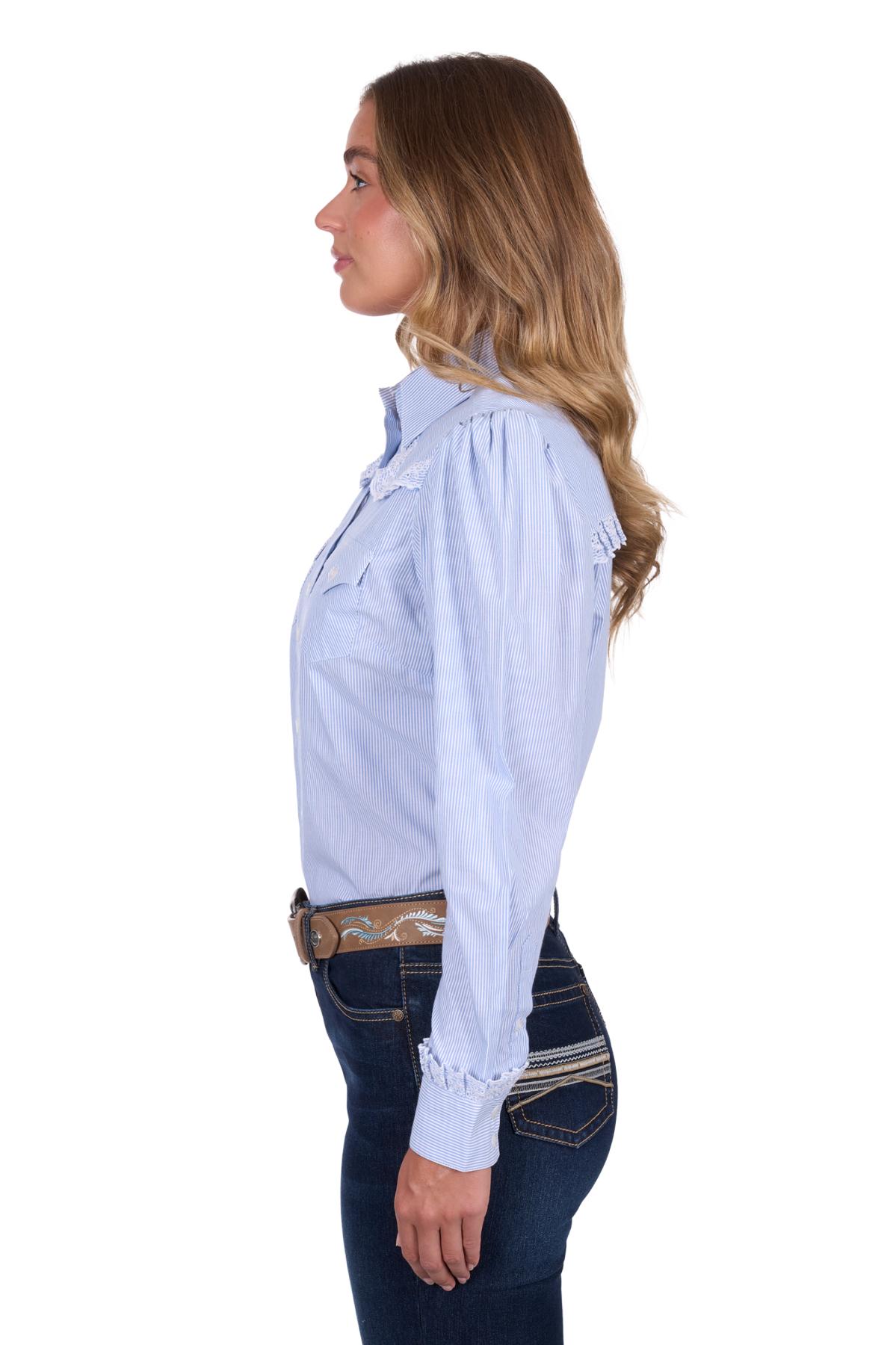 Women’s Lexi Stripe Western Long Sleeve Shirt