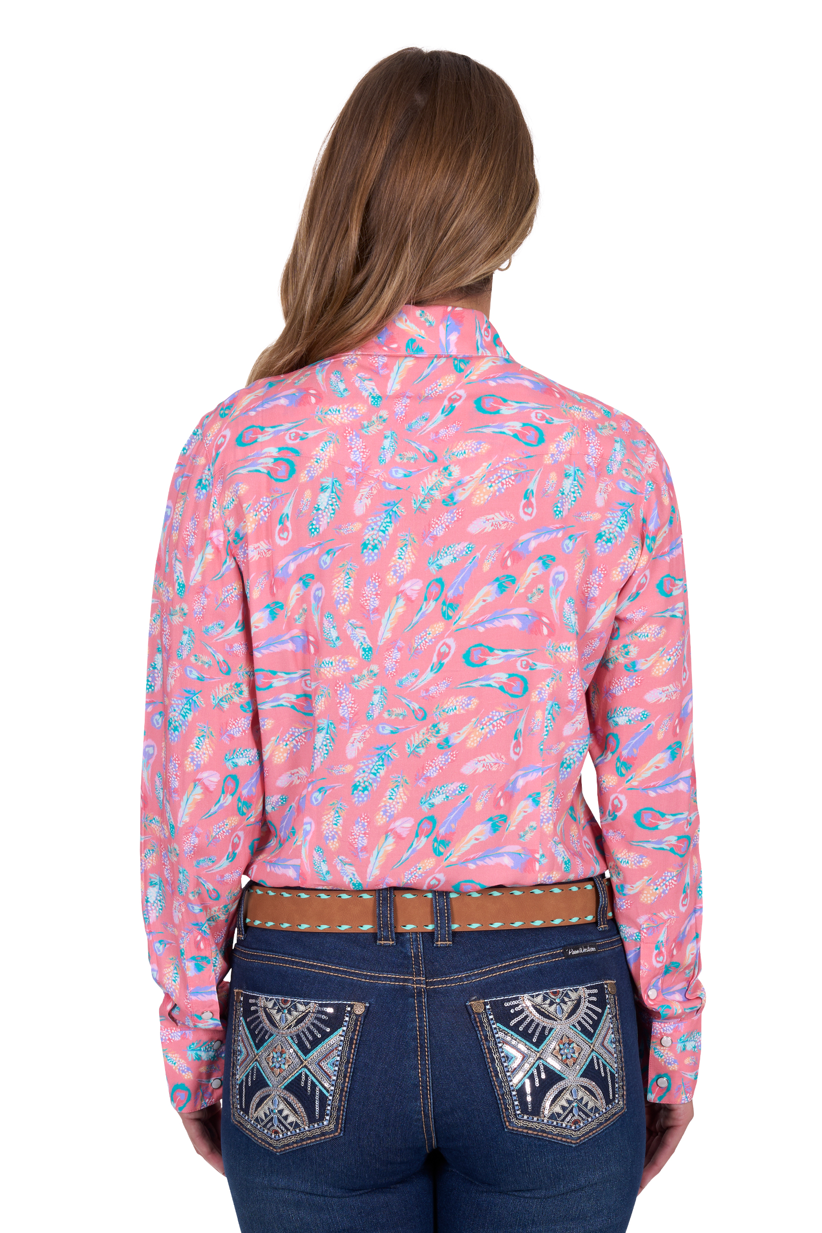 Women’s Audrey Print Western Long Sleeve Shirt