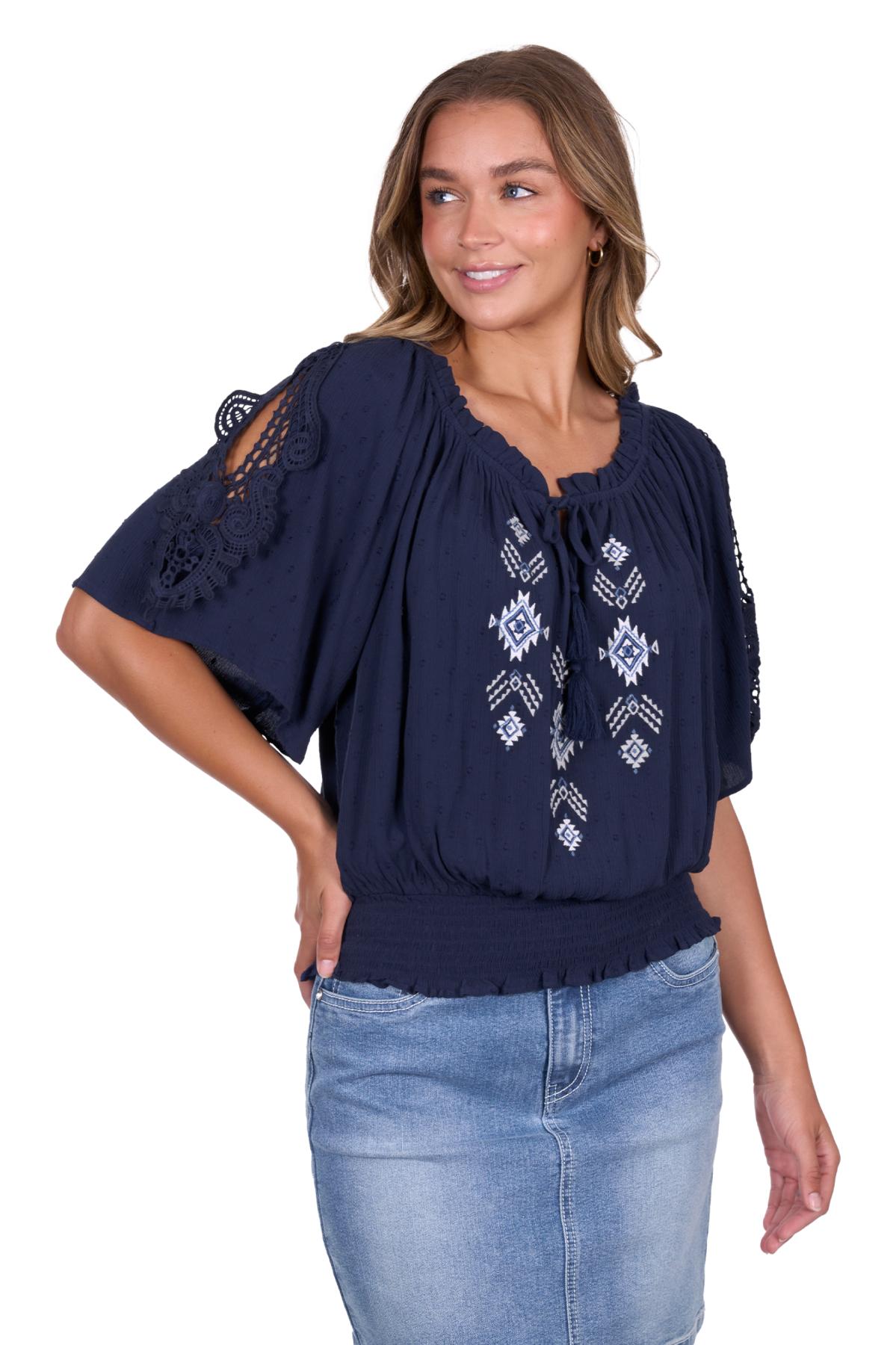 Women’s Deanne Short Sleeve Blouse