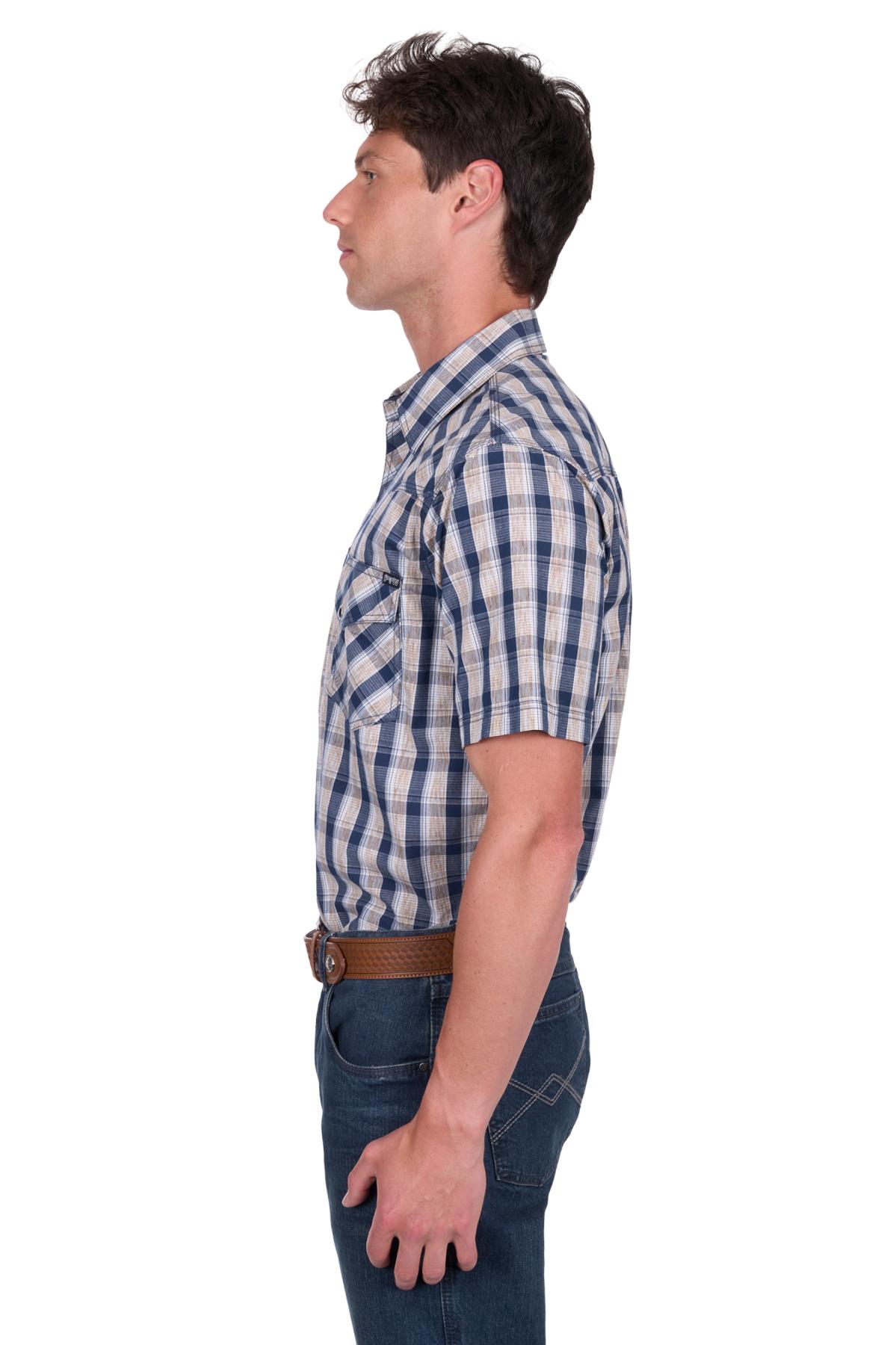 Men’s Peter Check Western Short Sleeve Shirt