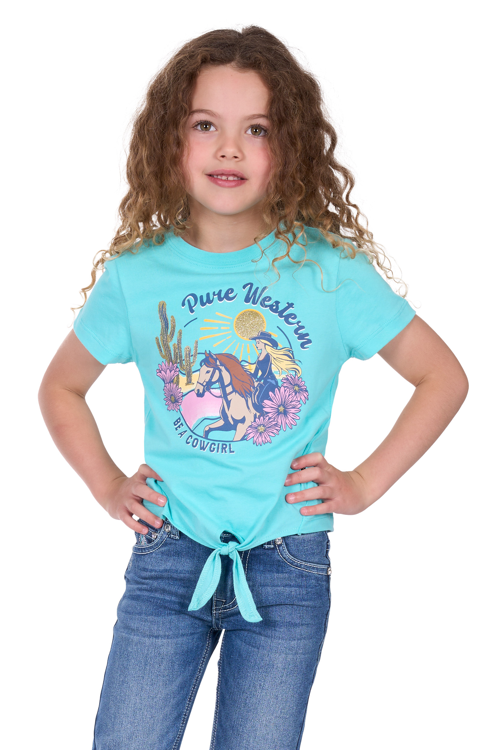 Girl’s Clover Short Sleeve Tee