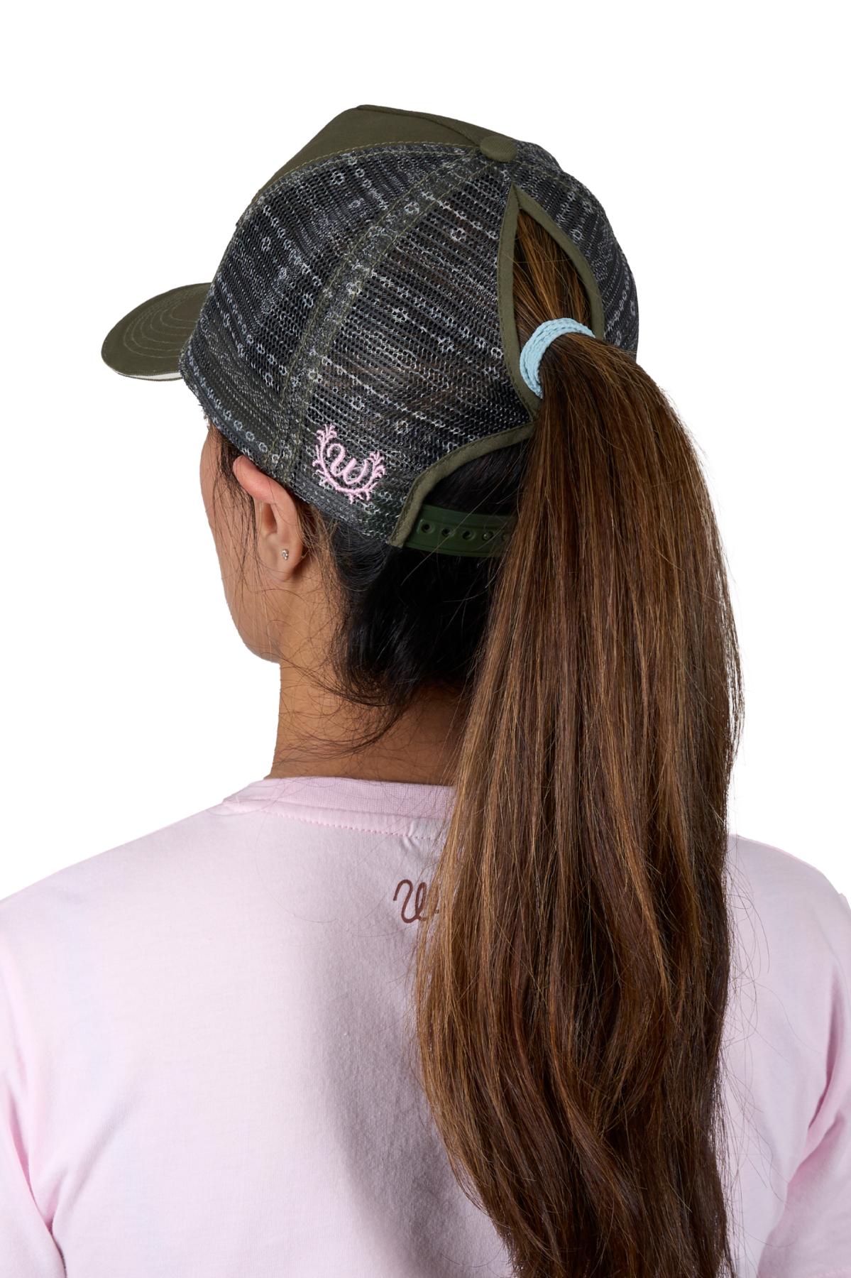 Piper High Profile Ponytail Trucker Cap