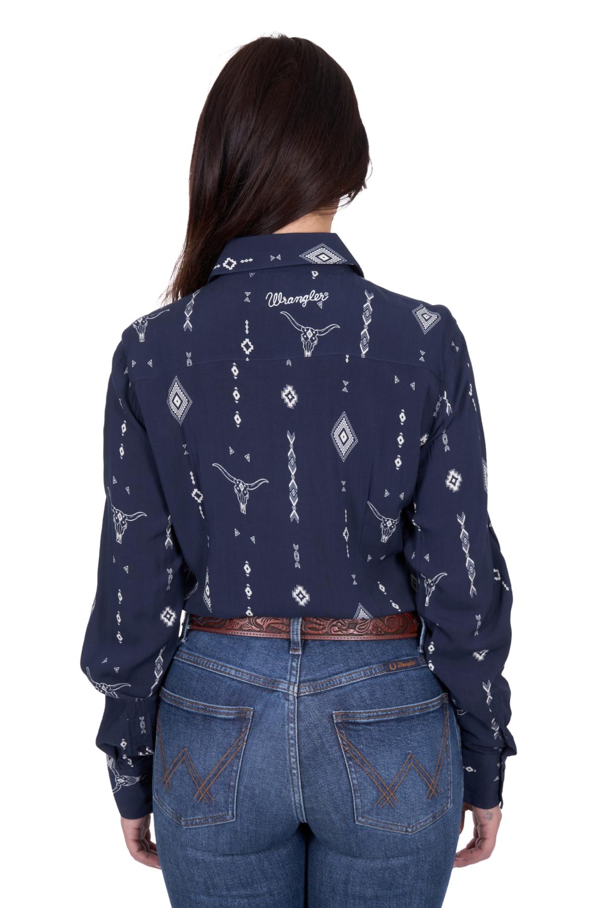 Women’s Austin Print Long Sleeve Shirt