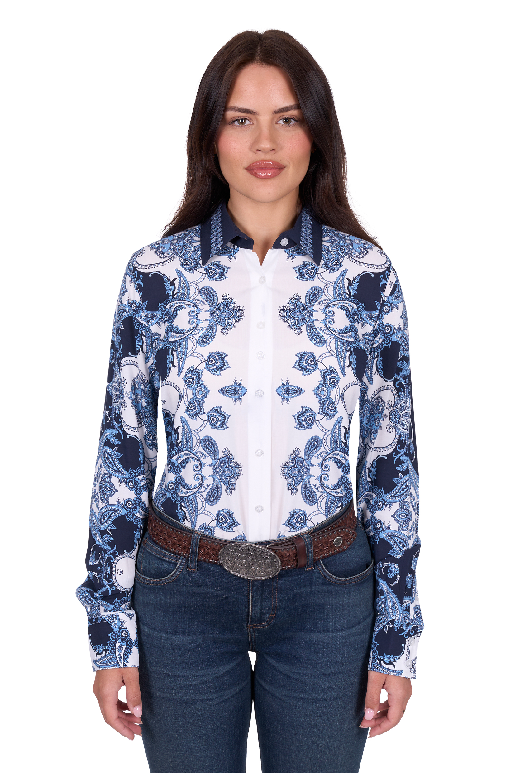 Women’s Linda Print Long Sleeve Shirt