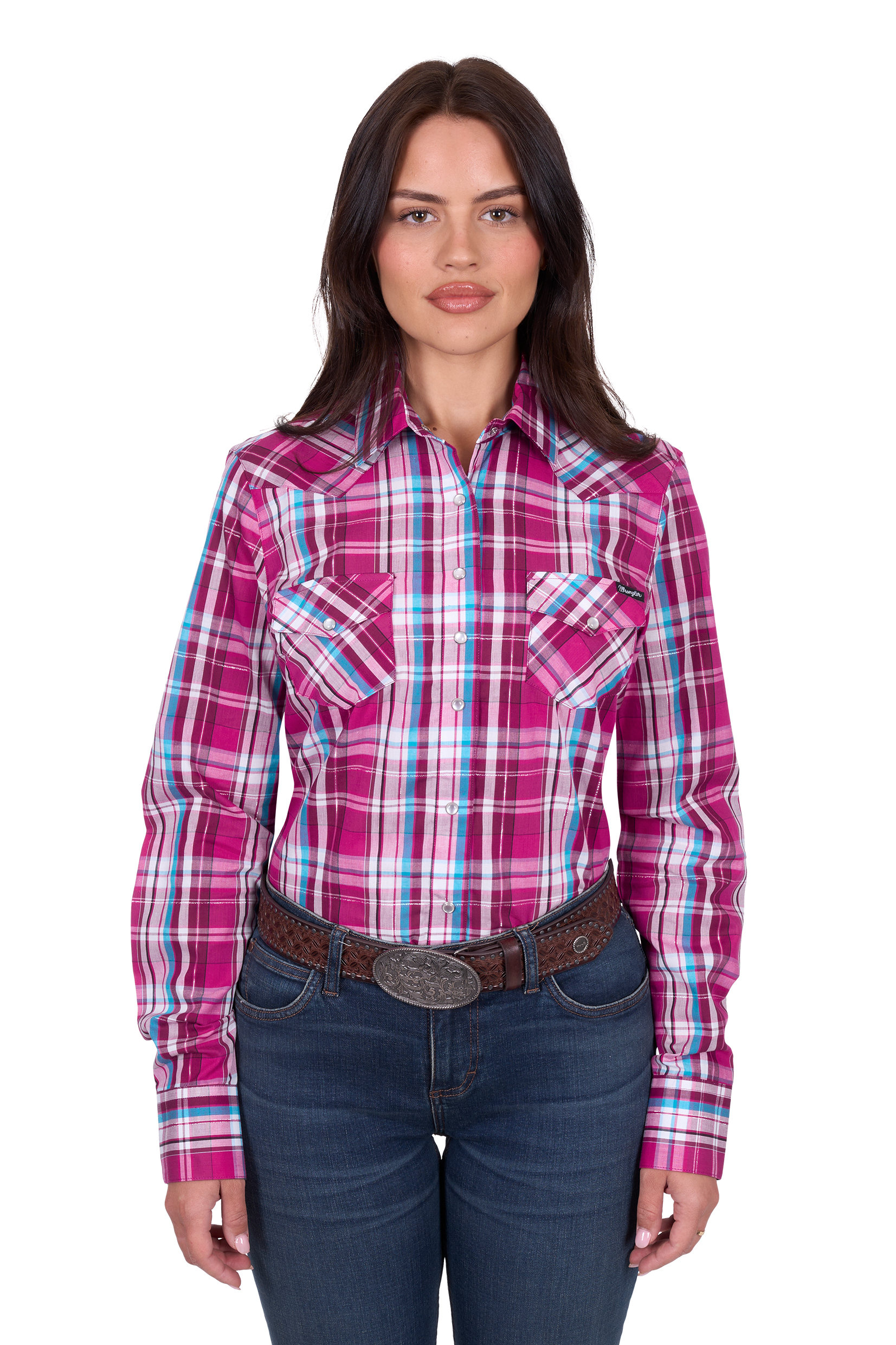 Women’s Molly Check Western Long Sleeve Shirt