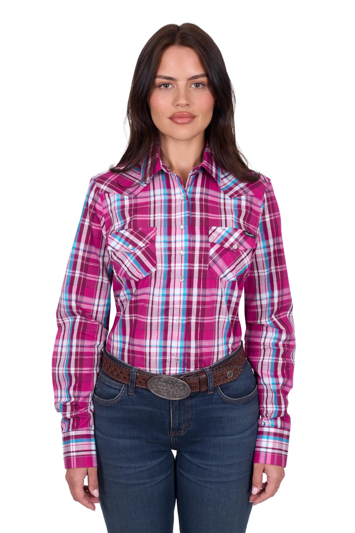 Women’s Molly Check Western Long Sleeve Shirt