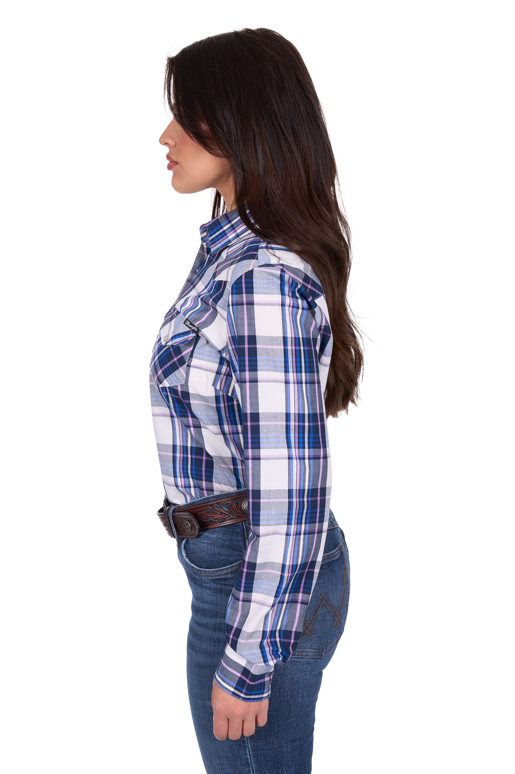 Women’s Peyton Check Western Long Sleeve Shirt