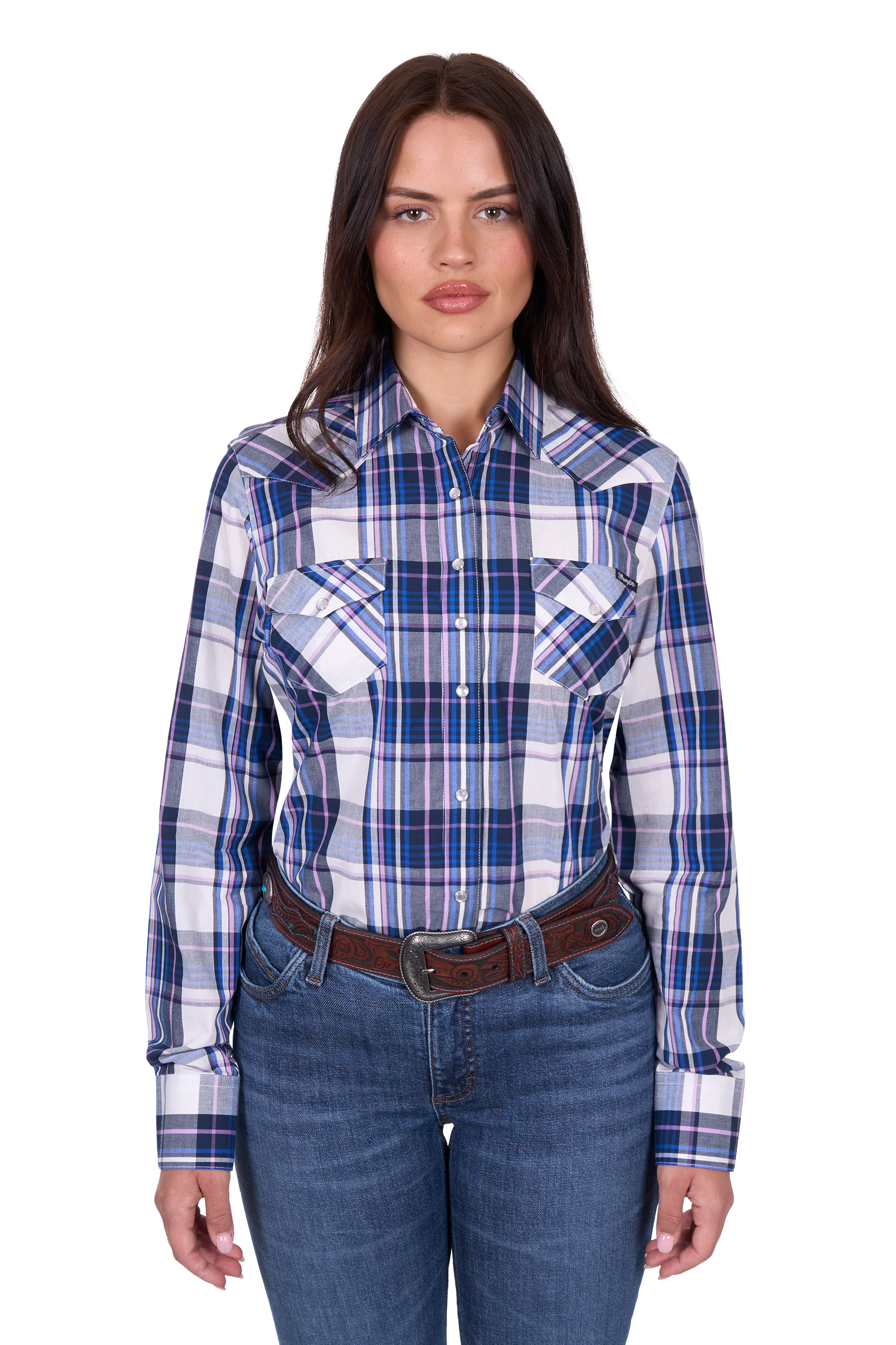 Women’s Peyton Check Western Long Sleeve Shirt