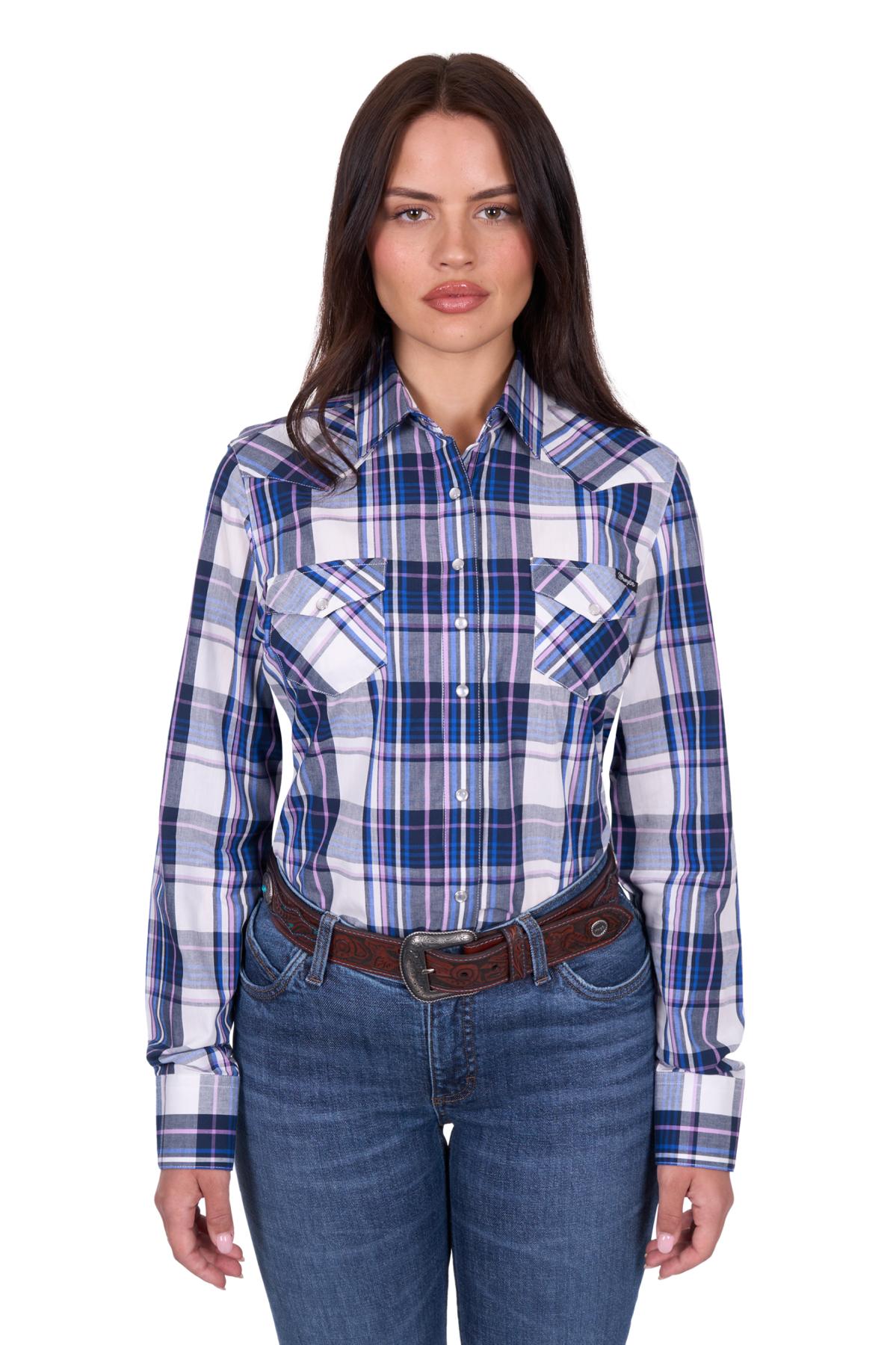 Women’s Peyton Check Western Long Sleeve Shirt