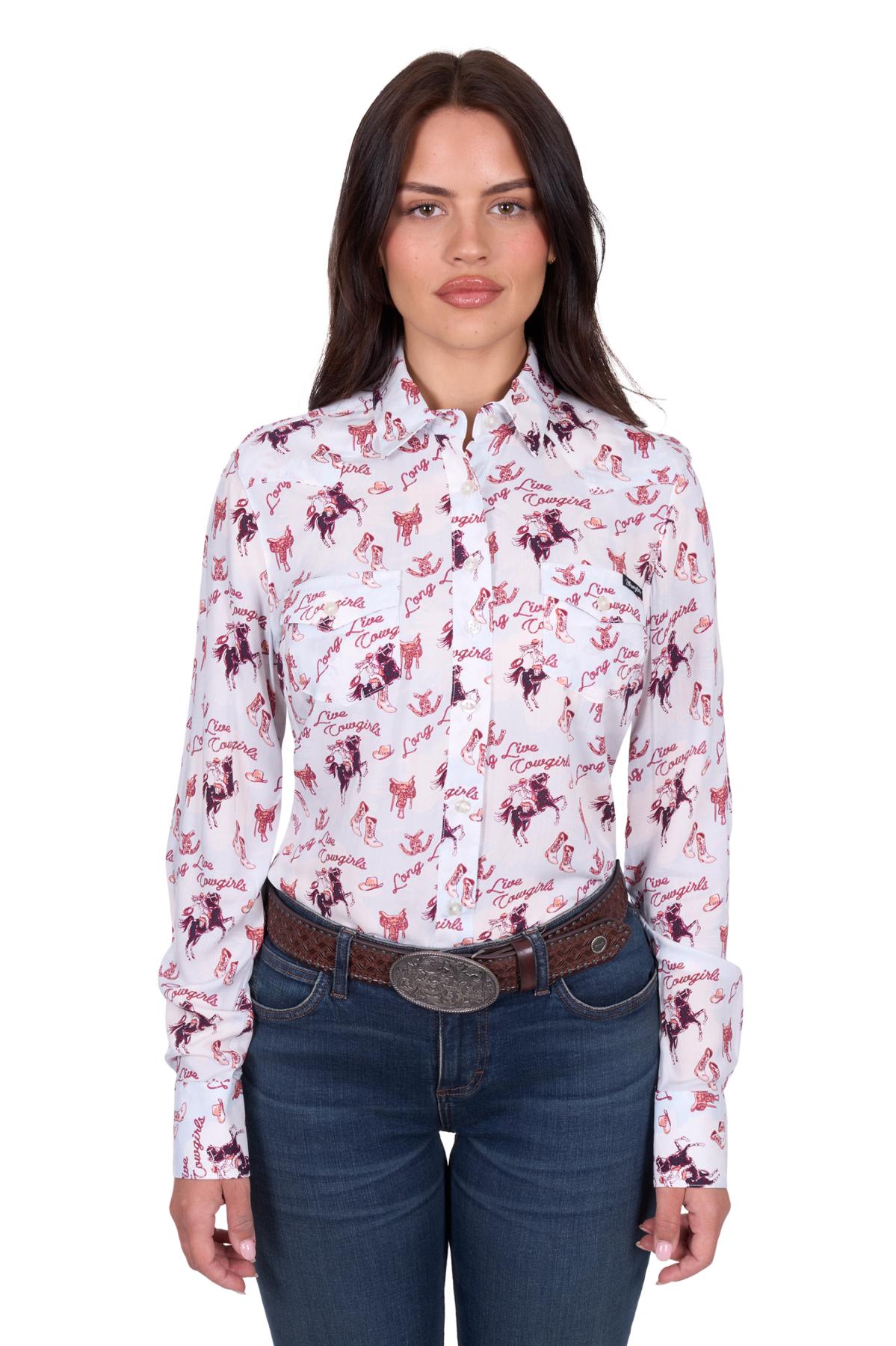 Women’s Doreen Print Western Long Sleeve Shirt