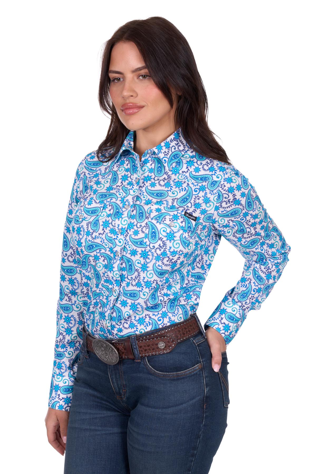 Women’s Alissa Print Western Long Sleeve Shirt