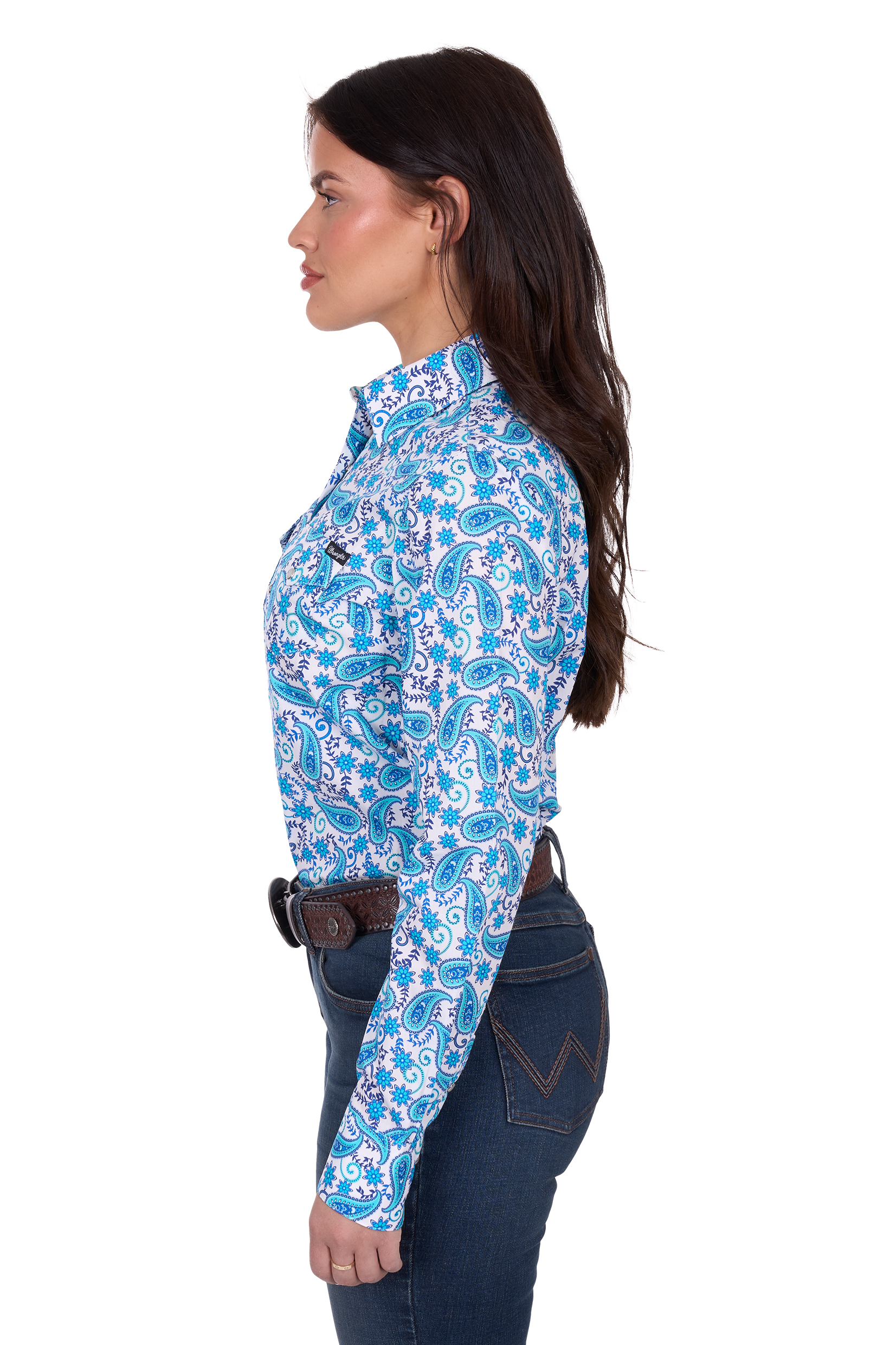 Women’s Alissa Print Western Long Sleeve Shirt