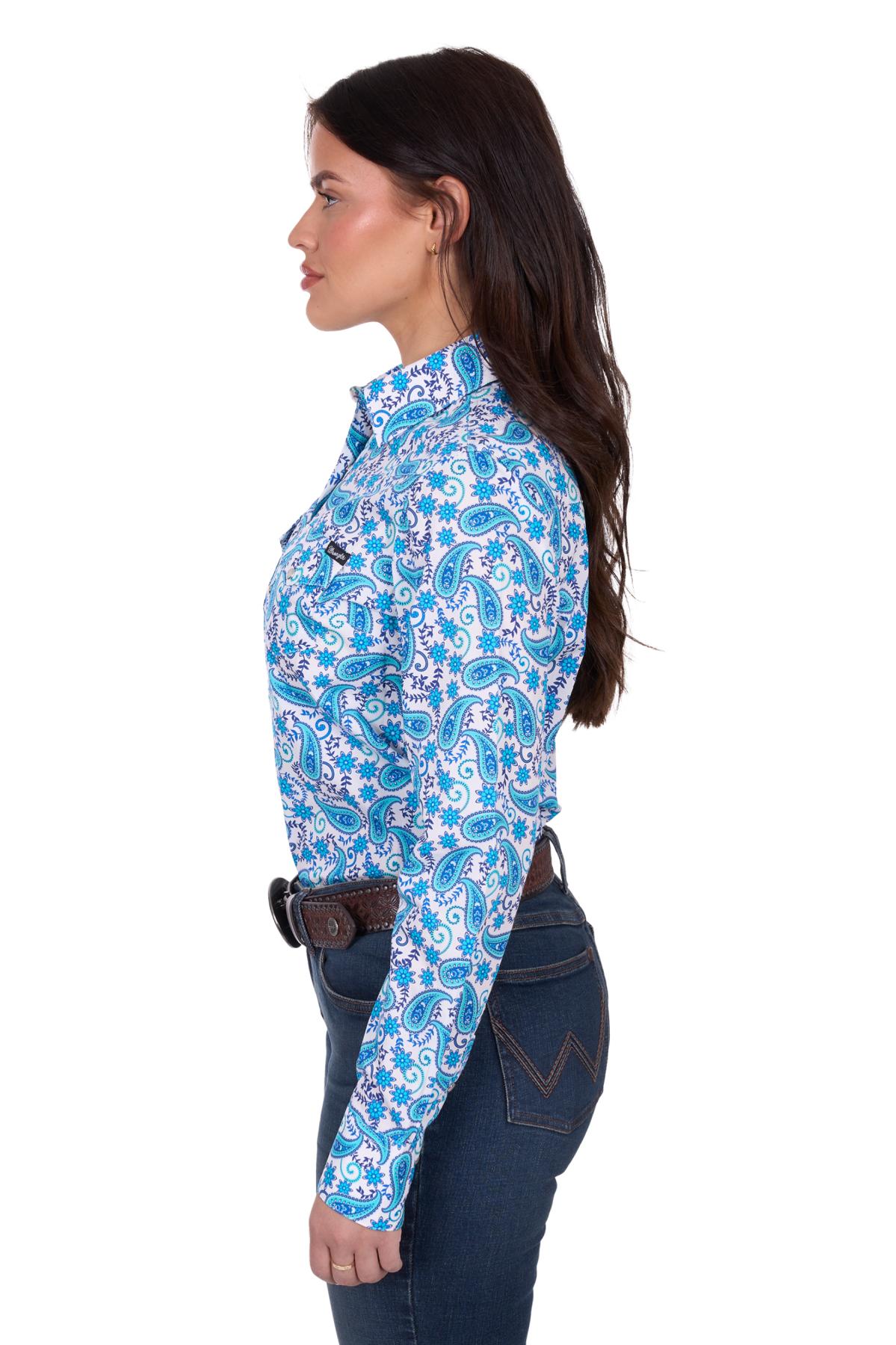 Women’s Alissa Print Western Long Sleeve Shirt