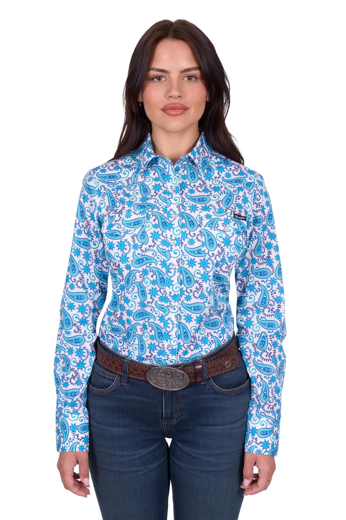 Women’s Alissa Print Western Long Sleeve Shirt