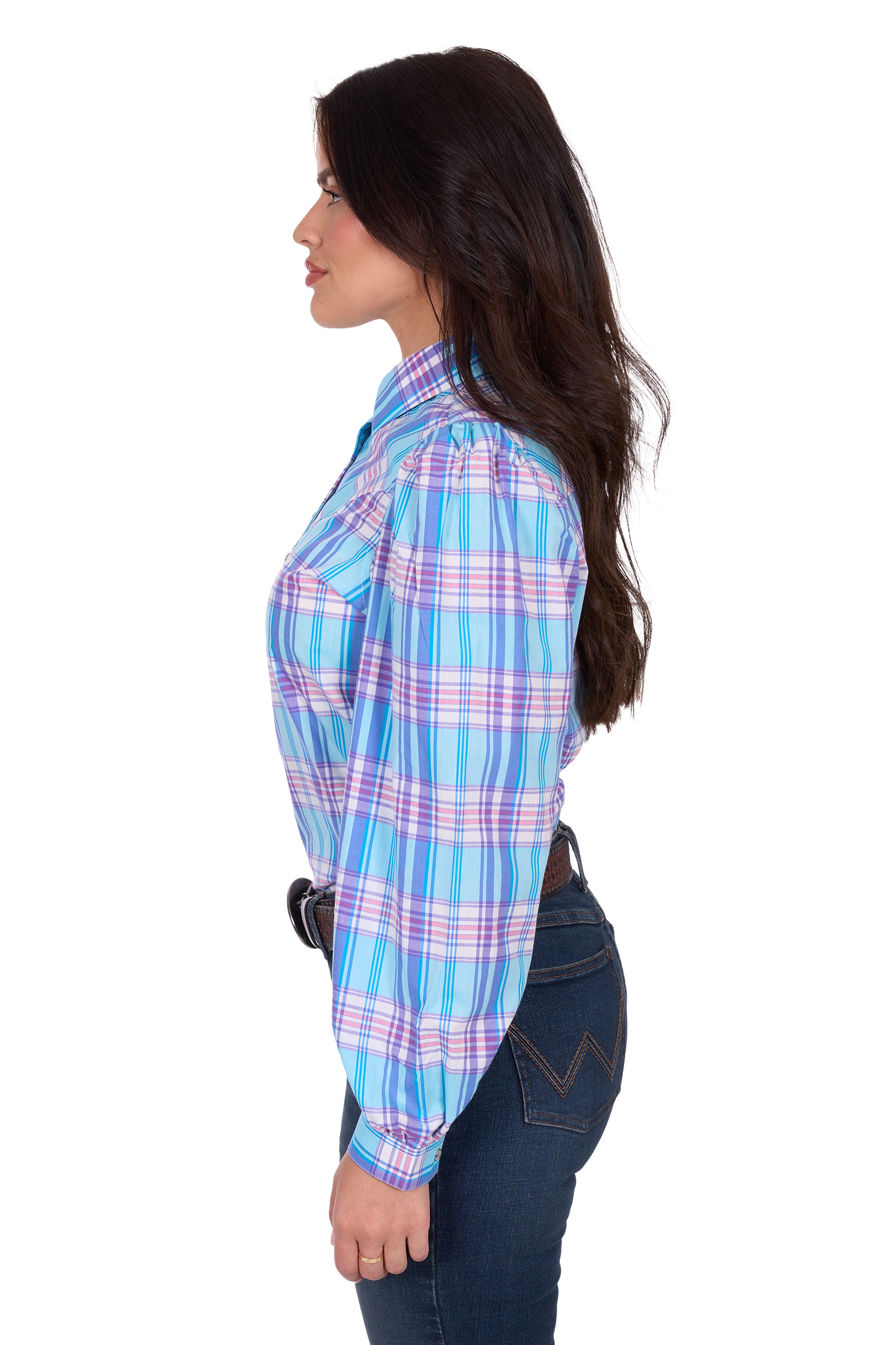 Women’s Emily Check Western Long Sleeve Shirt