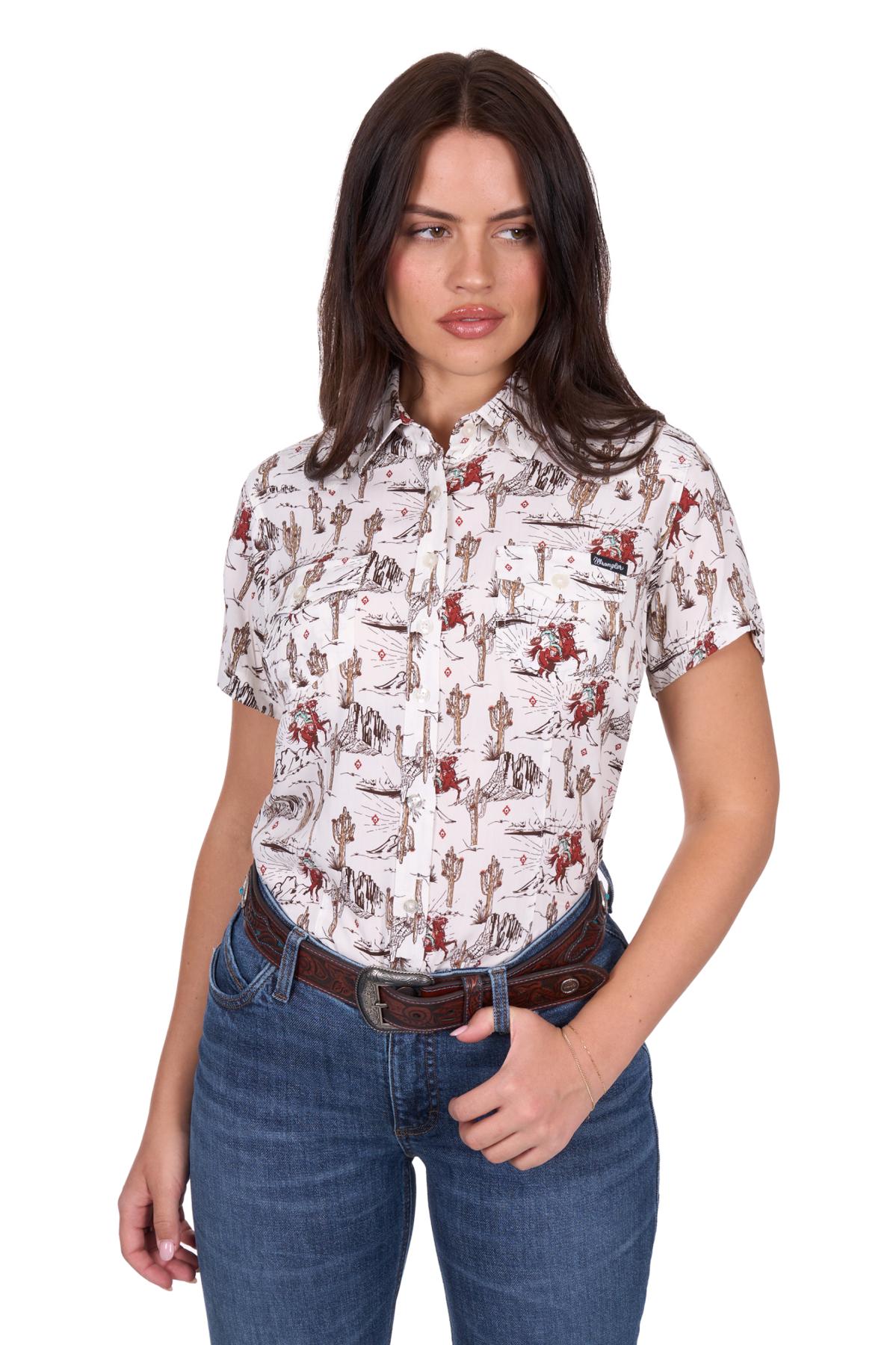 Women’s Celeste Print Short Sleeve Shirt