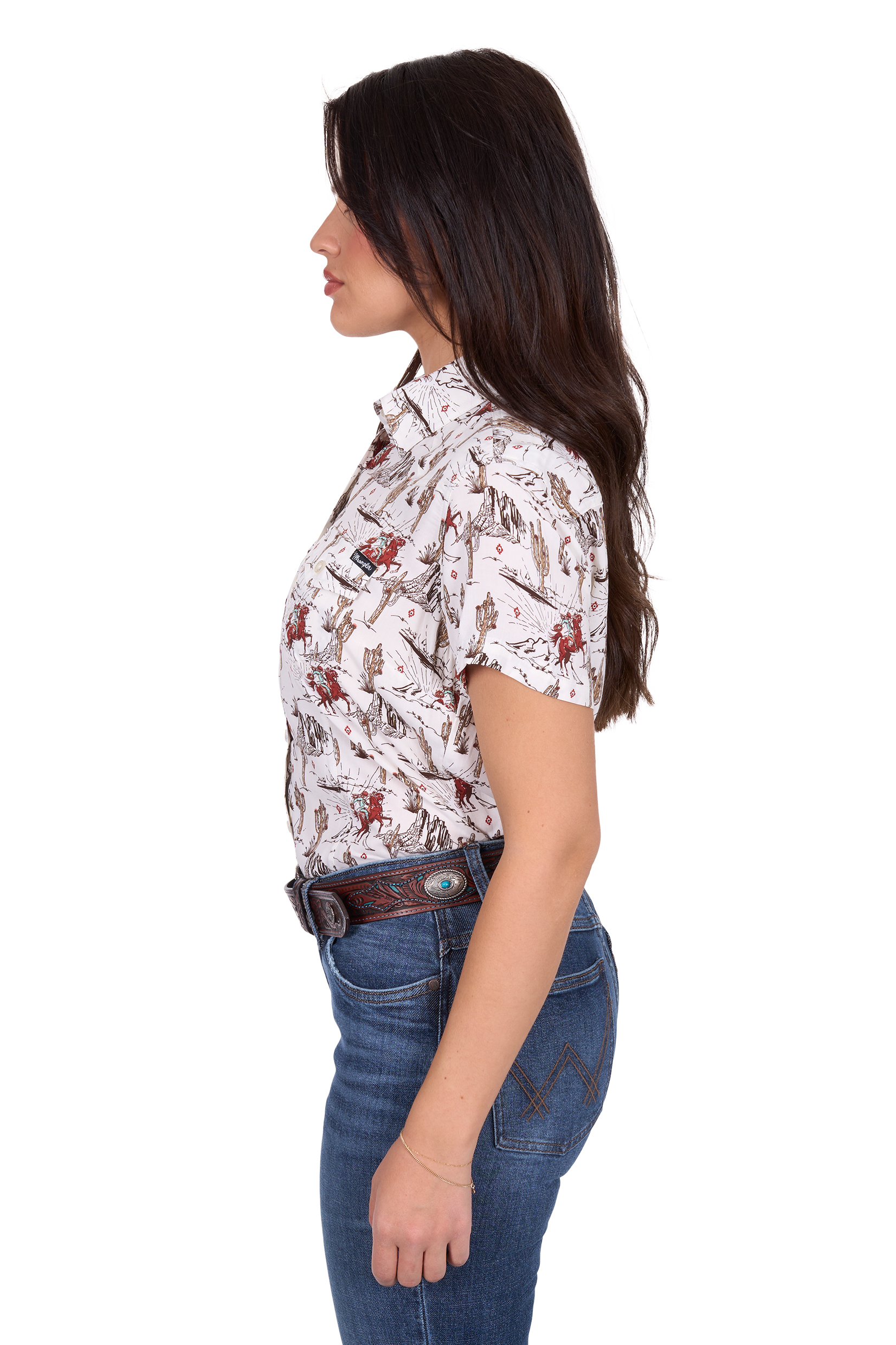 Women’s Celeste Print Short Sleeve Shirt