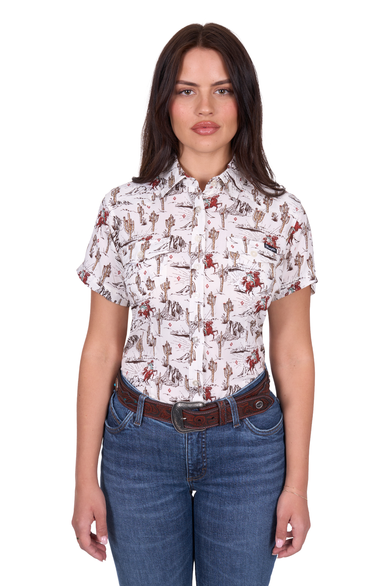 Women’s Celeste Print Short Sleeve Shirt
