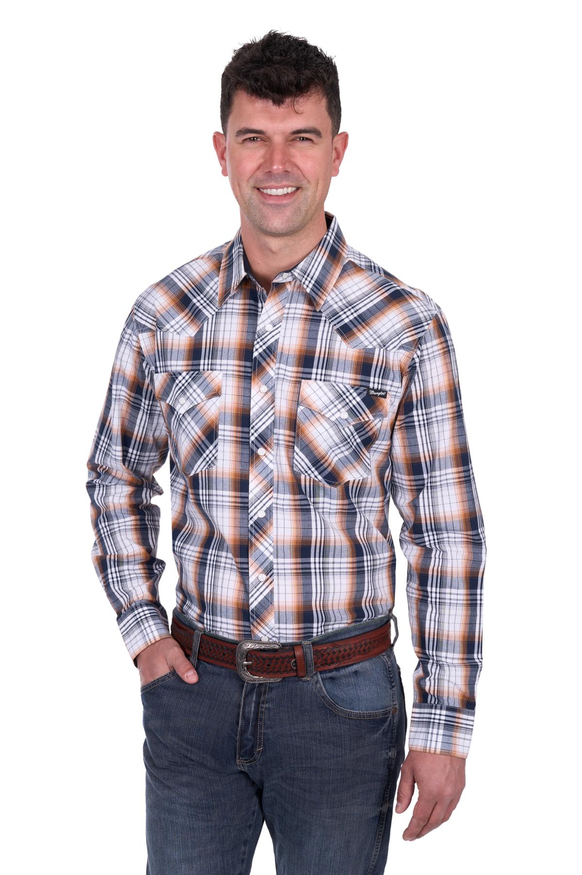 Men’s Toby Check Western Long Sleeve Shirt