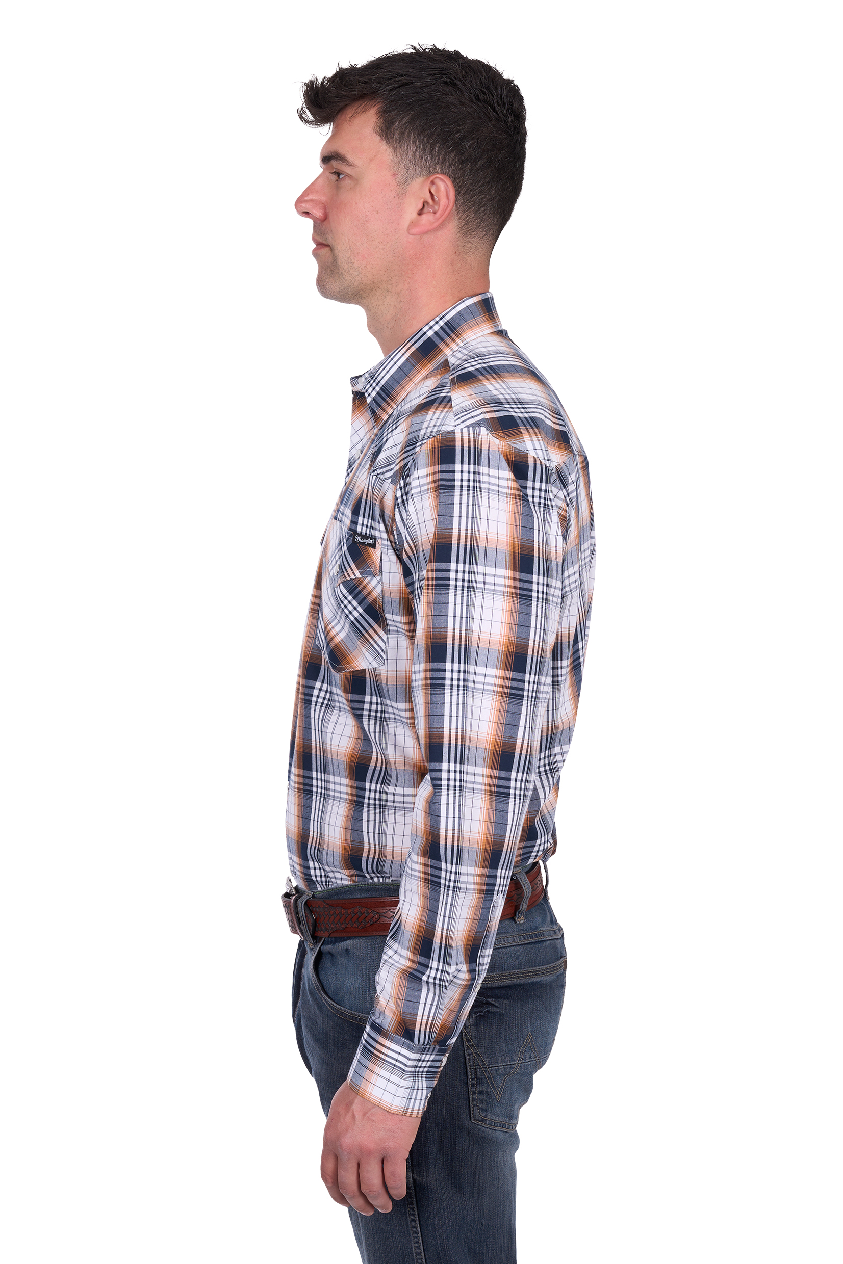 Men’s Toby Check Western Long Sleeve Shirt