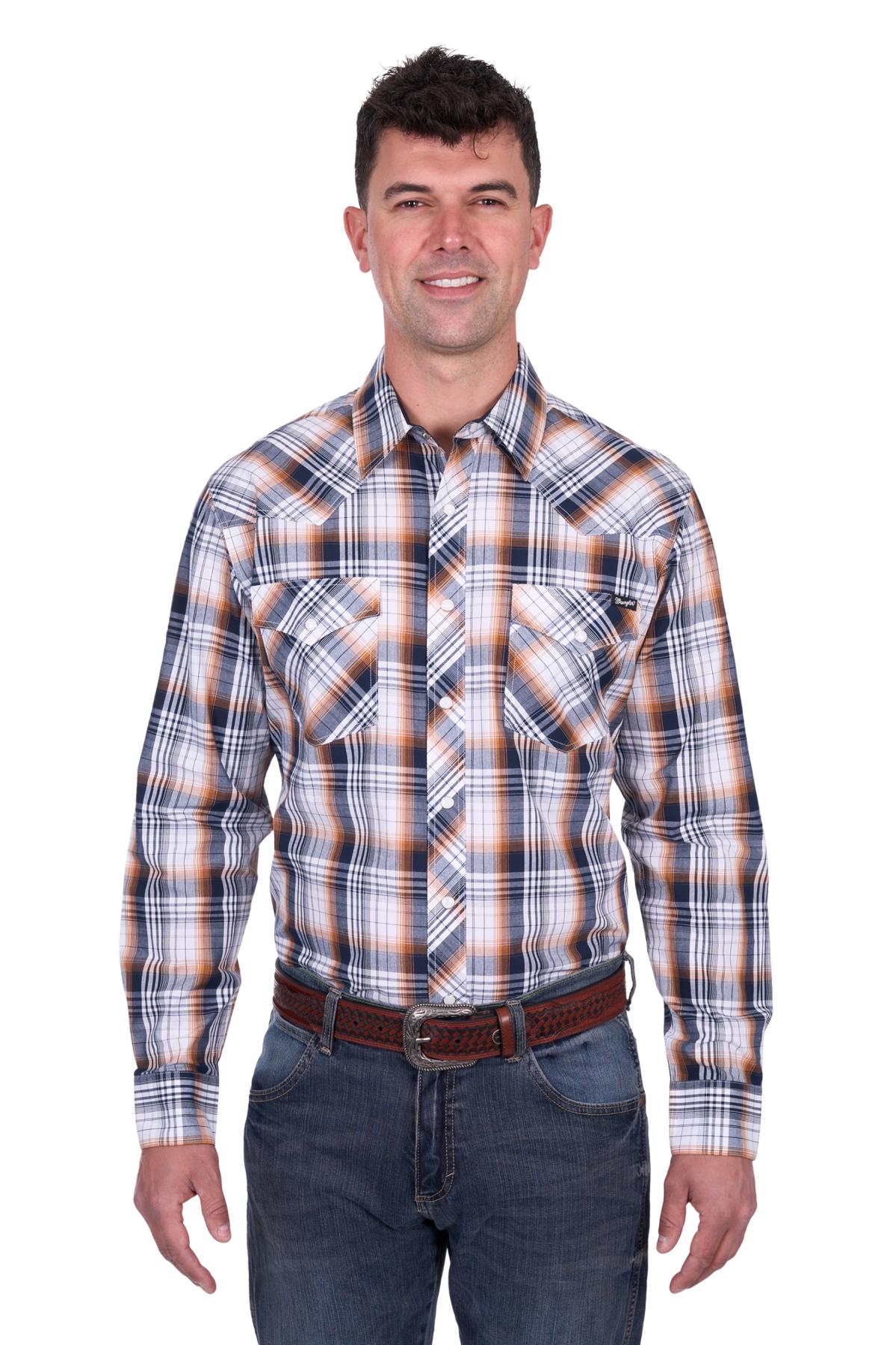 Men’s Toby Check Western Long Sleeve Shirt