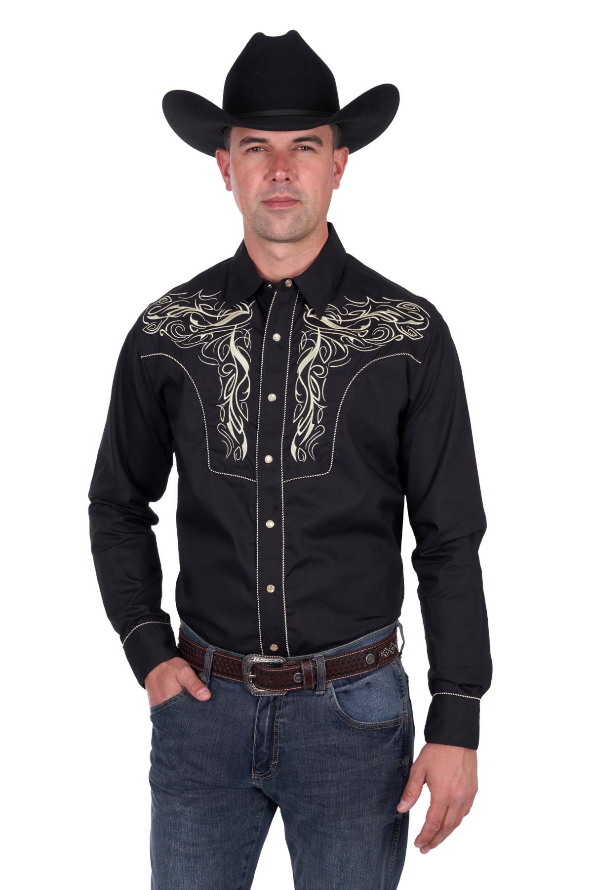 Men’s Carlos Embroidered Long Sleeve Shirt