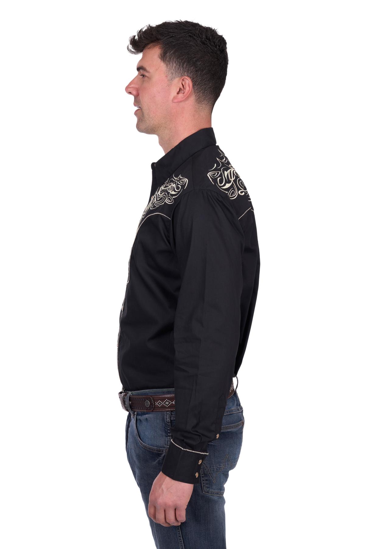 Men’s Carlos Embroidered Long Sleeve Shirt