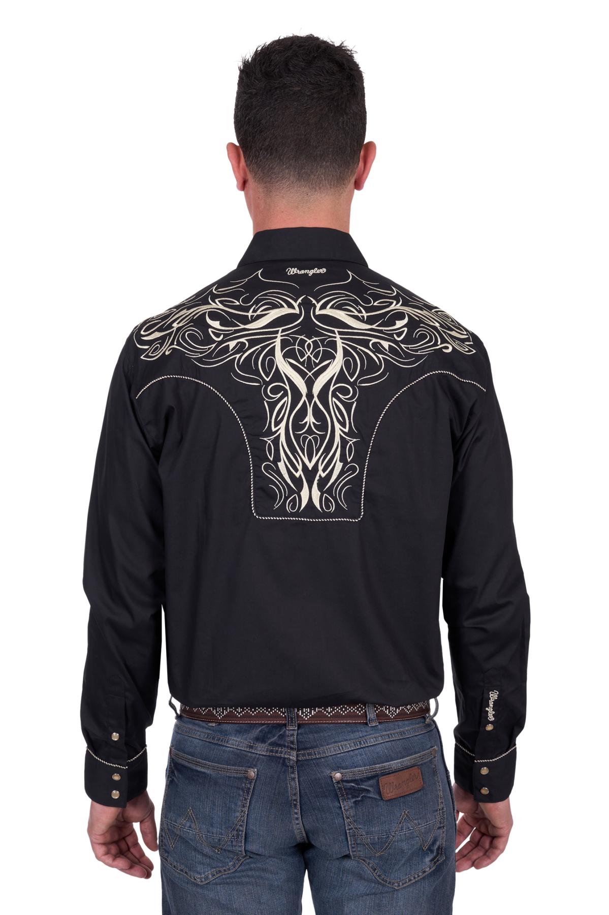 Men’s Carlos Embroidered Long Sleeve Shirt