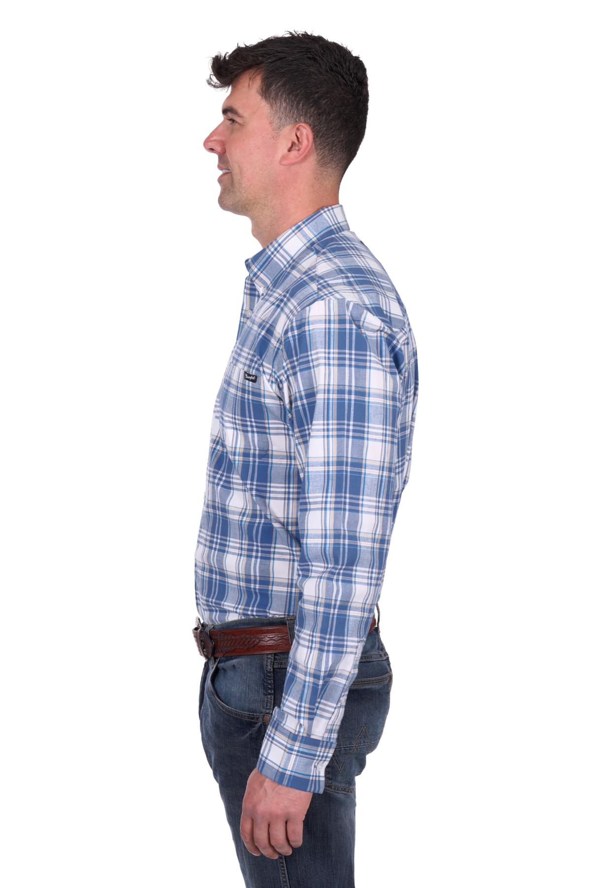 Men’s Ranger Check Button Down Long Sleeve Shirt