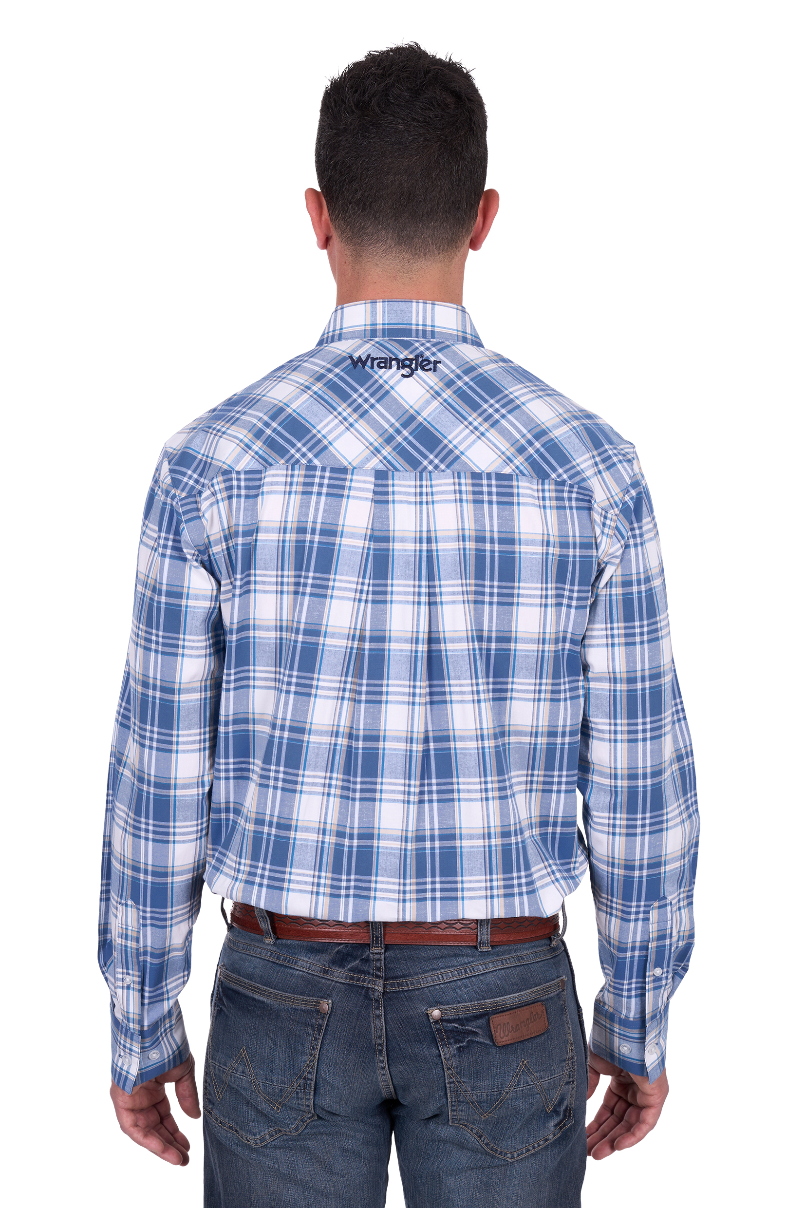 Men’s Ranger Check Button Down Long Sleeve Shirt