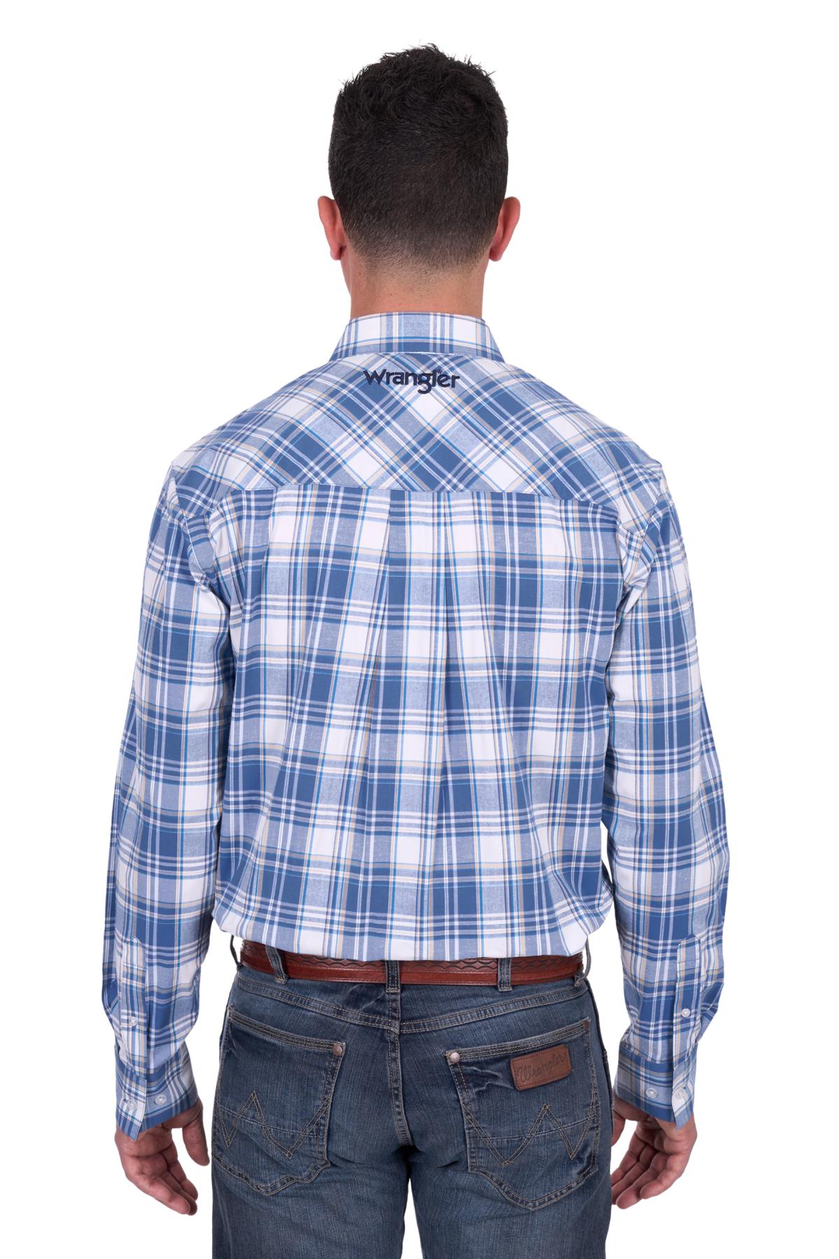 Men’s Ranger Check Button Down Long Sleeve Shirt