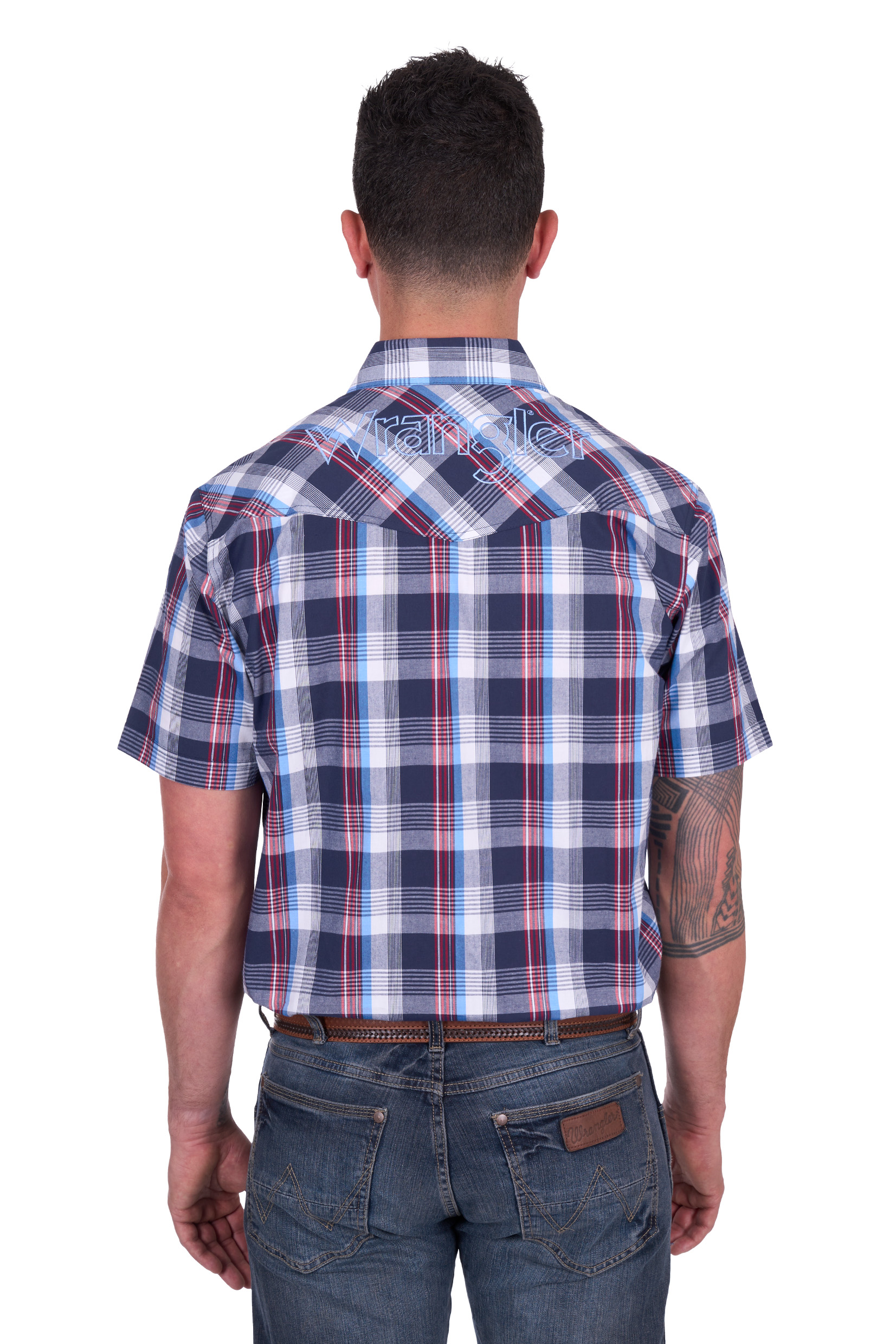 Men’s Phillip Check Western Short Sleeve Shirt