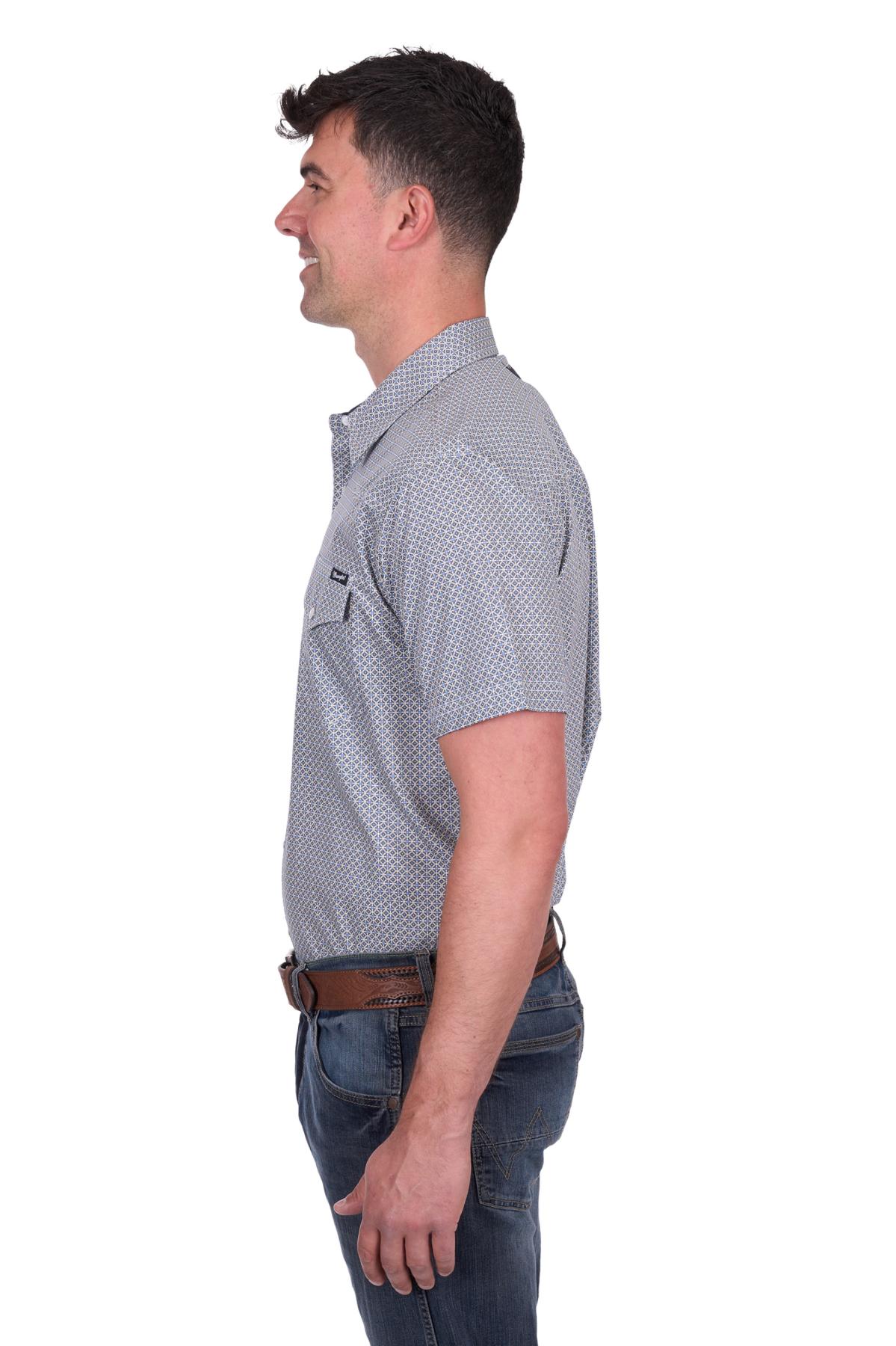 Men’s Jimmy Print Western Short Sleeve Shirt