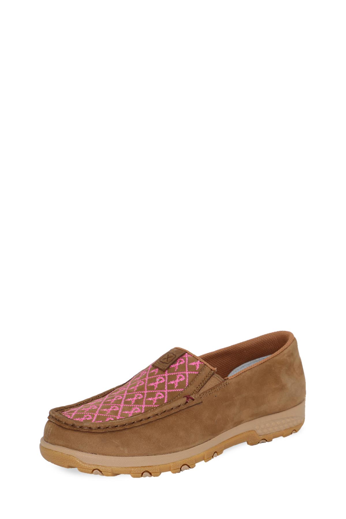 Women's Pink Ribbon Cellstretch Mocs Slip On