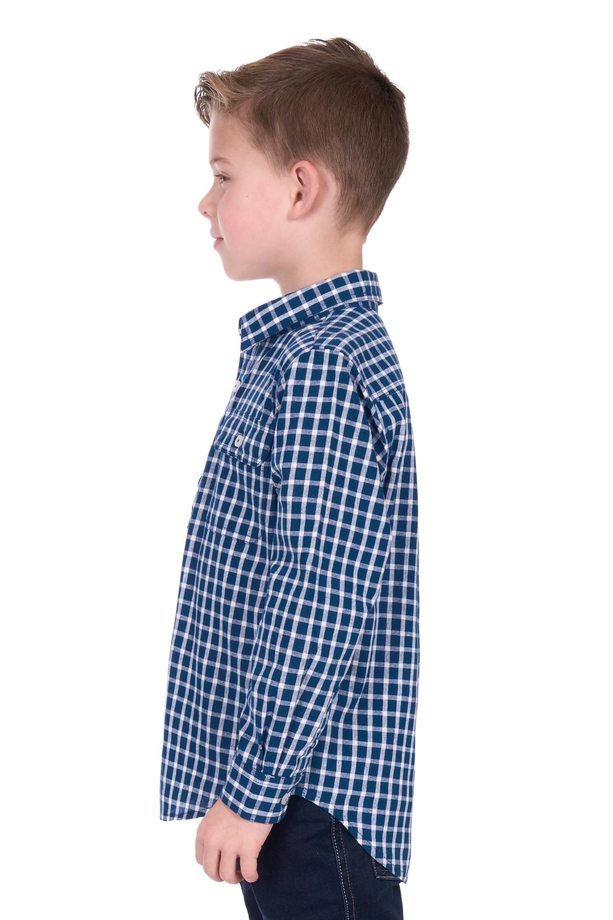 Kid’s Alden Half Placket Long Sleeve Shirt