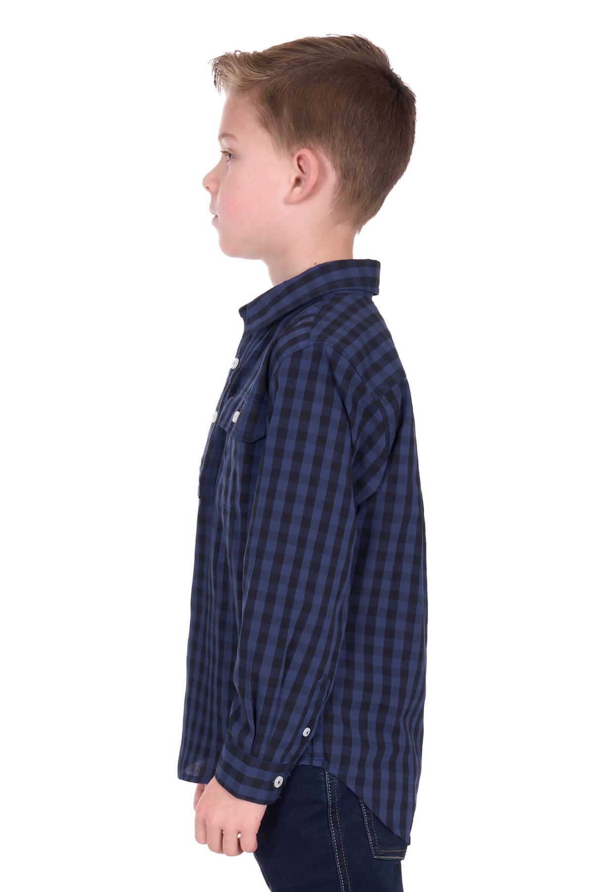 Kid’s Nash Half Placket Long Sleeve Shirt