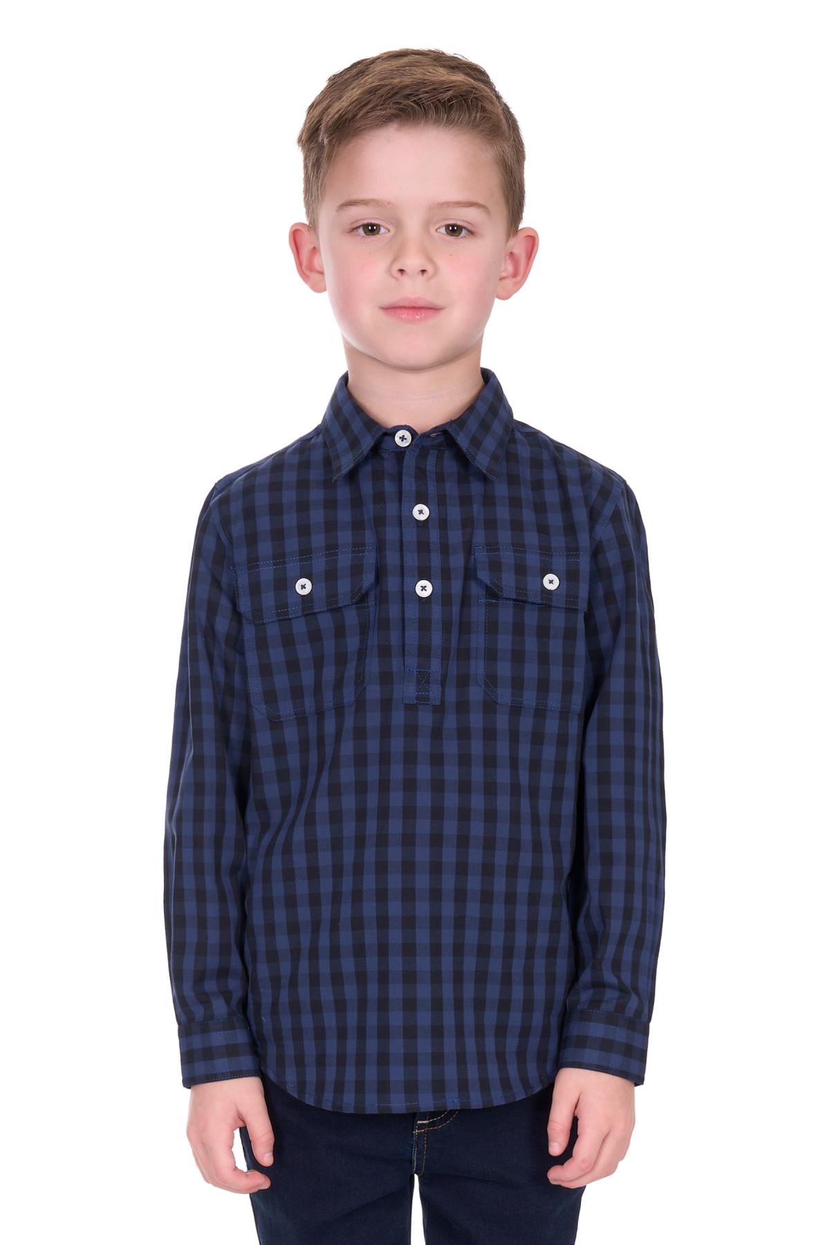 Kid’s Nash Half Placket Long Sleeve Shirt