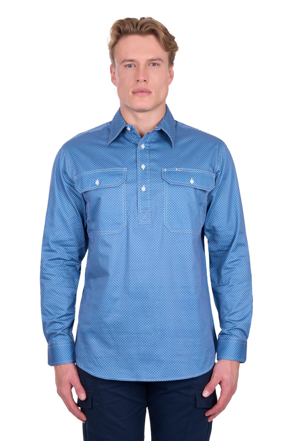 Men's Holden Half Placket Long Sleeve Shirt