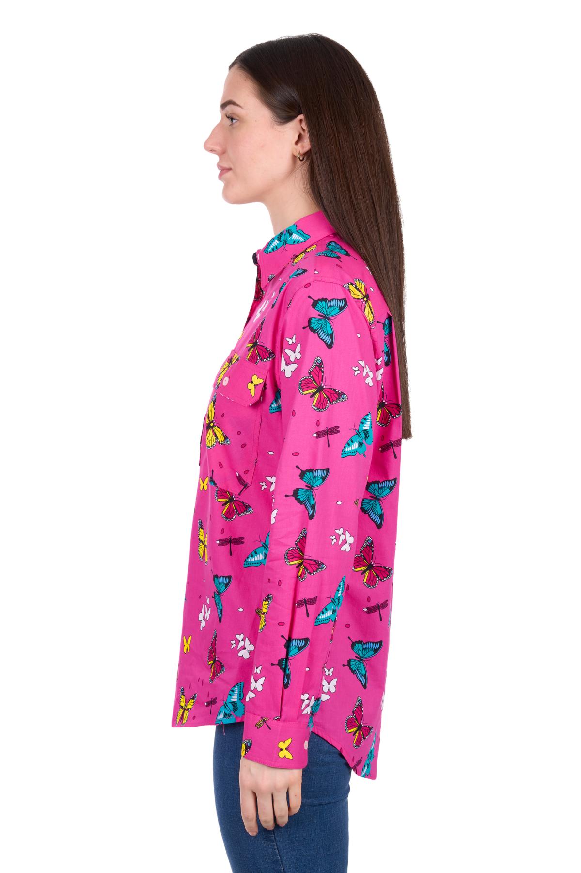 Women's Giselle Half Placket Long Sleeve Shirt