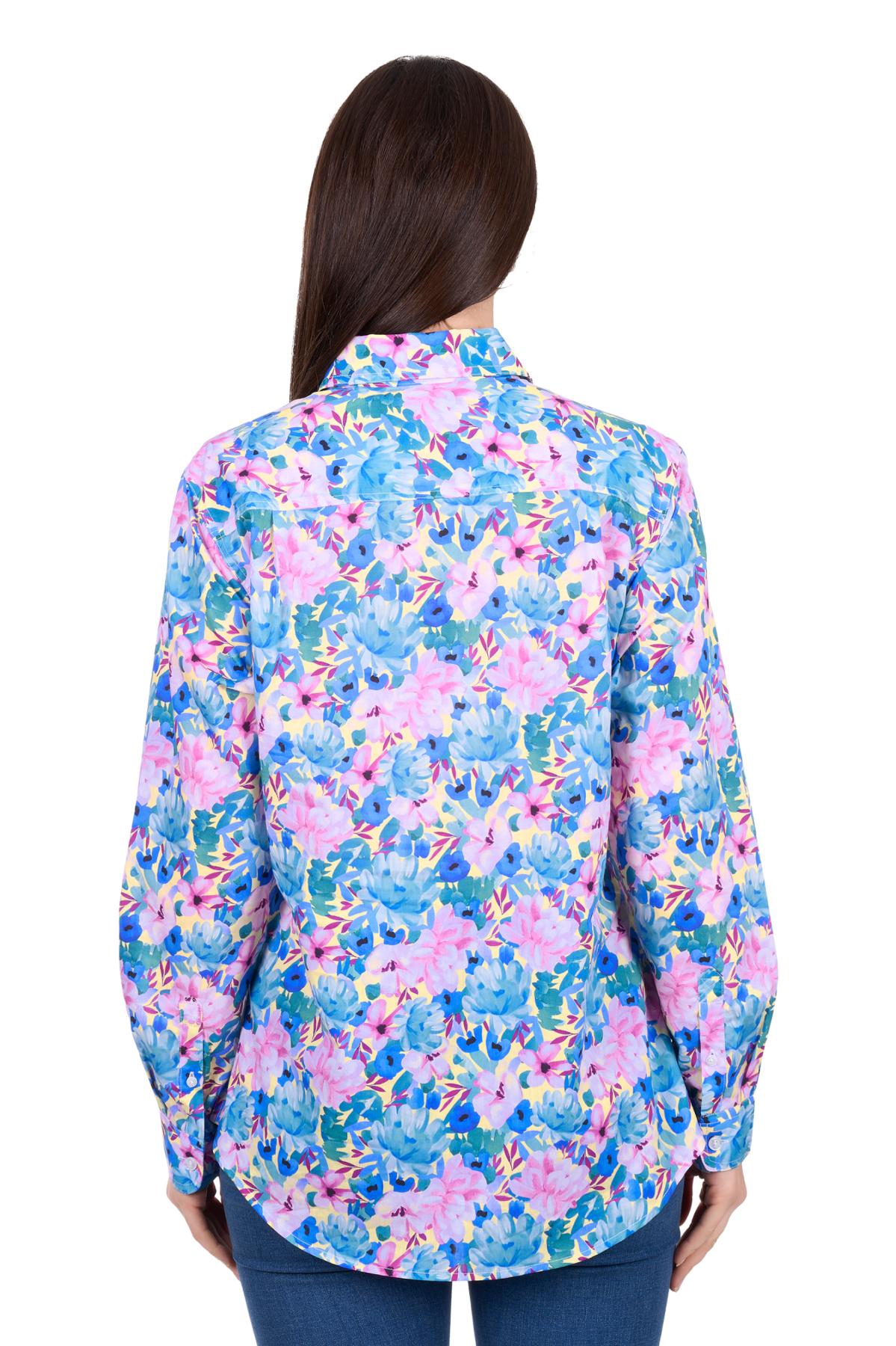 Women's Trixie Half Placket Long Sleeve Shirt